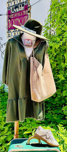 Deanna Olive Dress