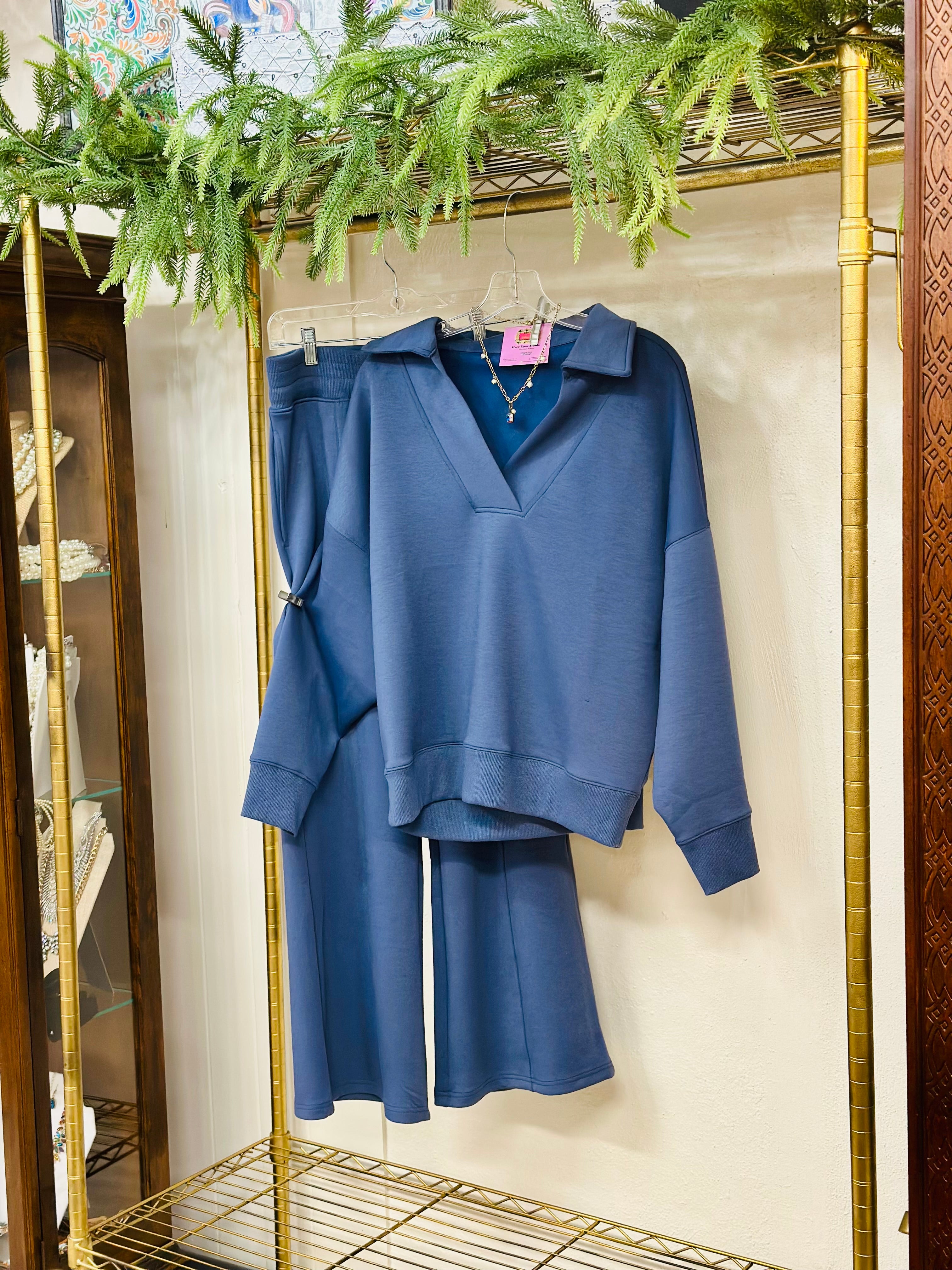 Iris Indigo Pant Set