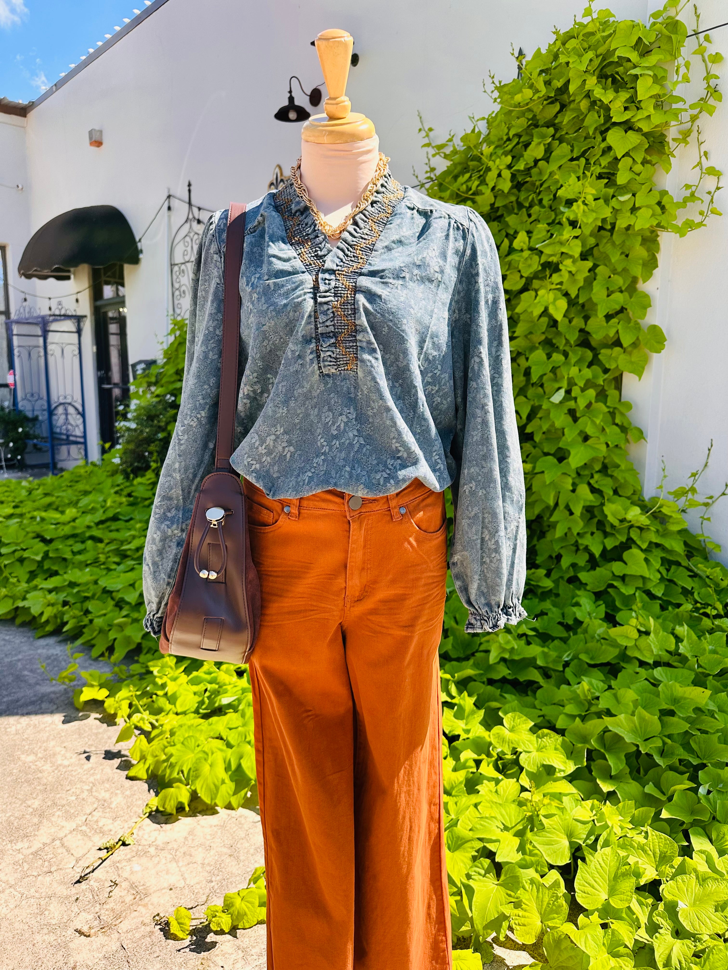 Amryn Denim Top