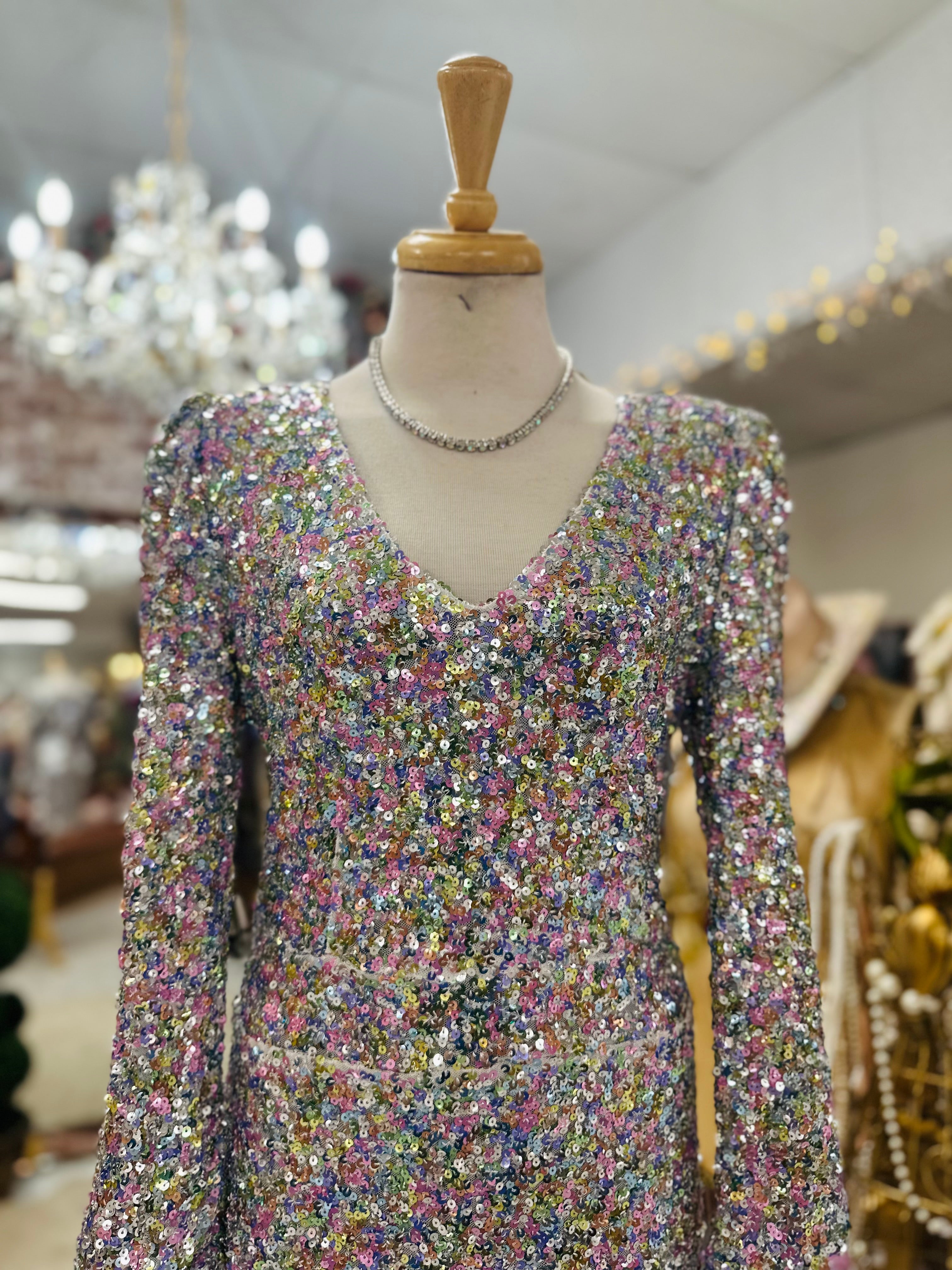 Capri Shimmer Dress
