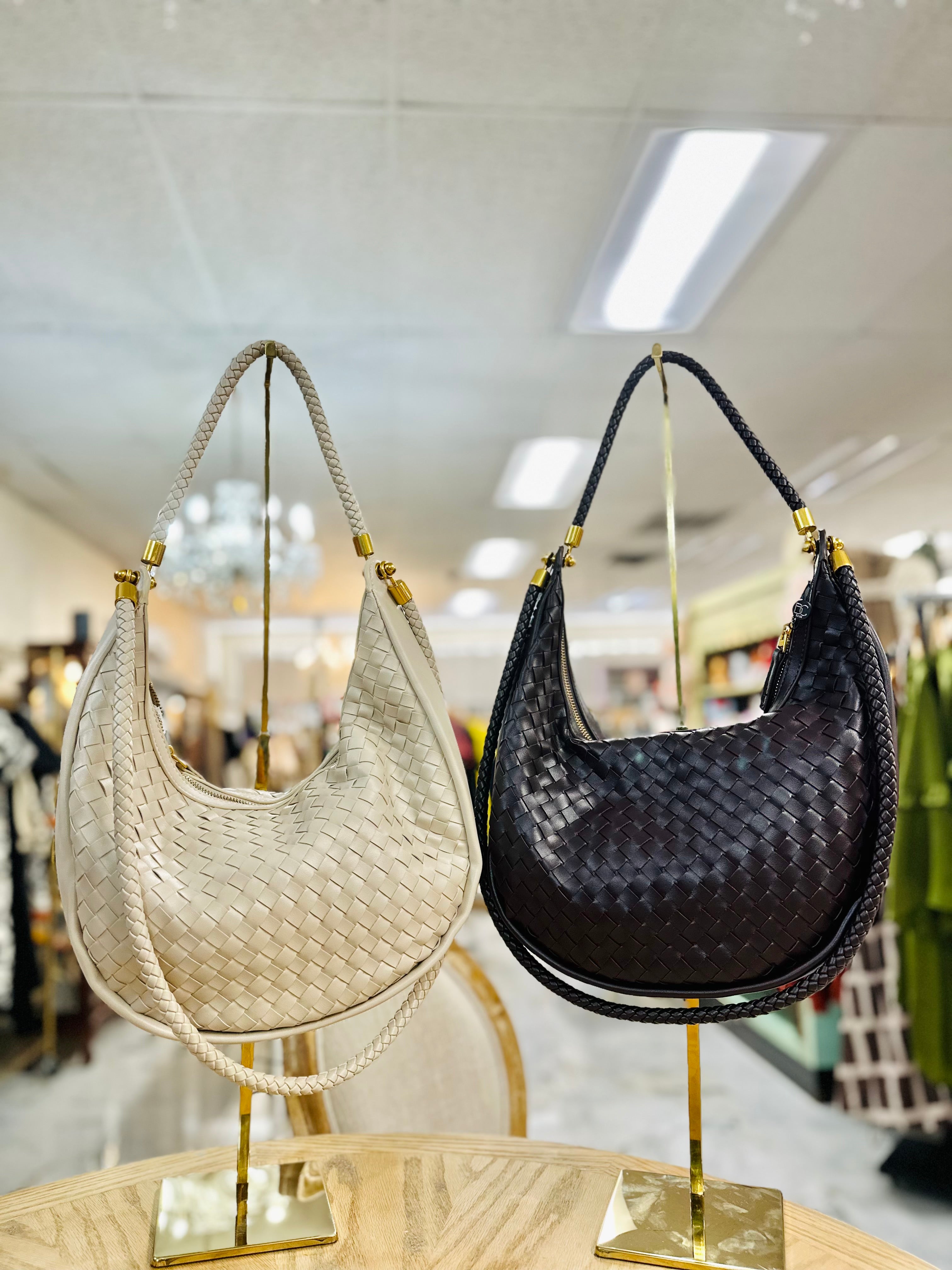 Woven Hobo Bag