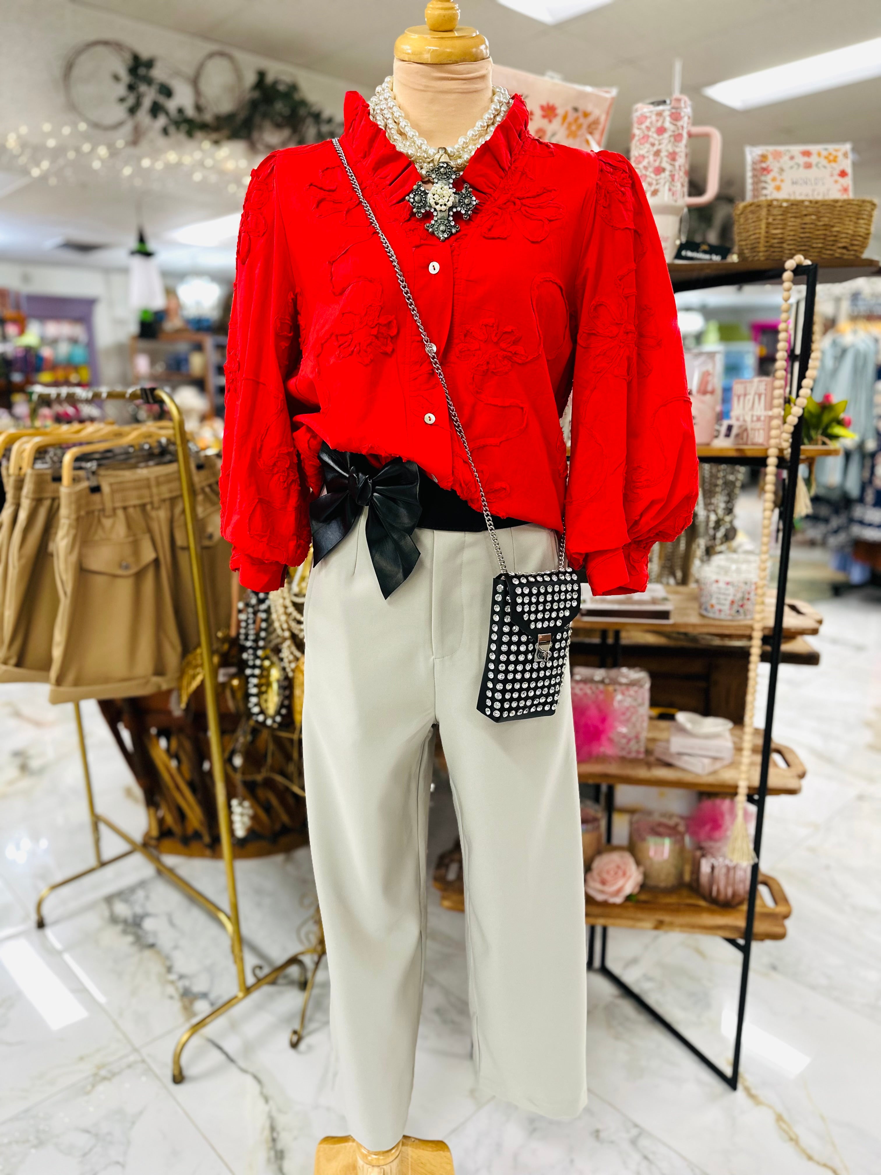 Roza Red Top