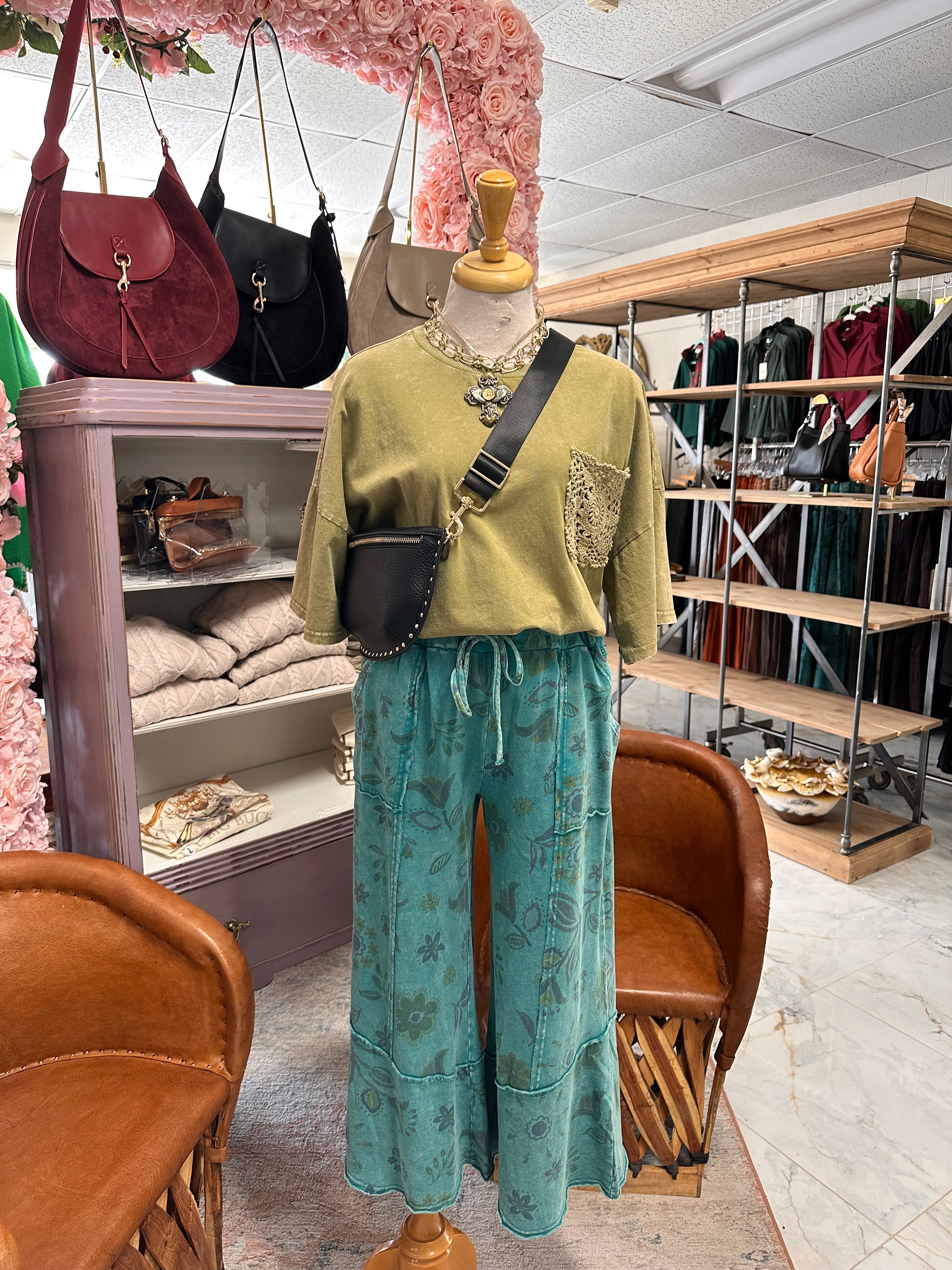 Dulce Teal Pants