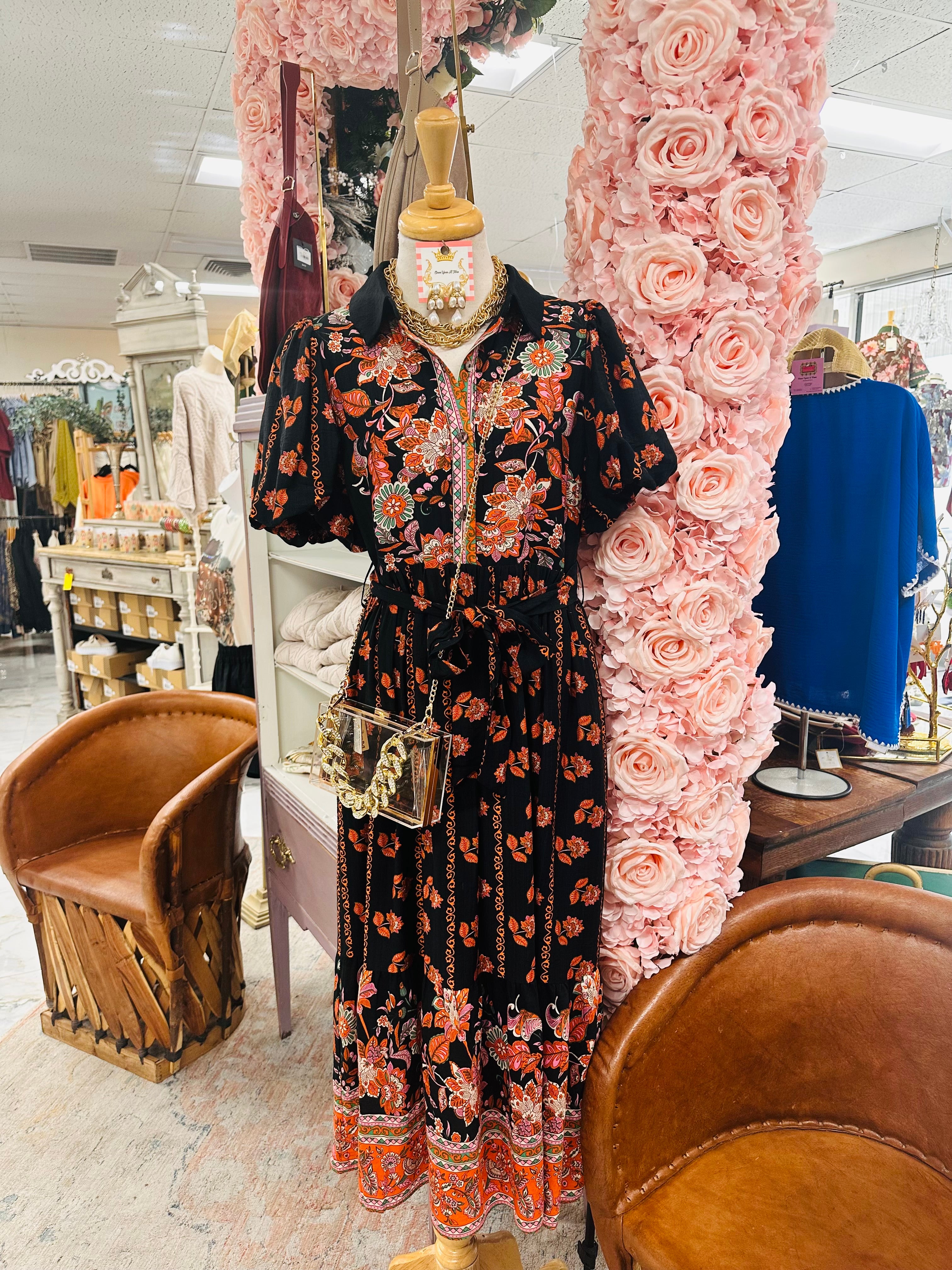 Cleo Botantical Dress