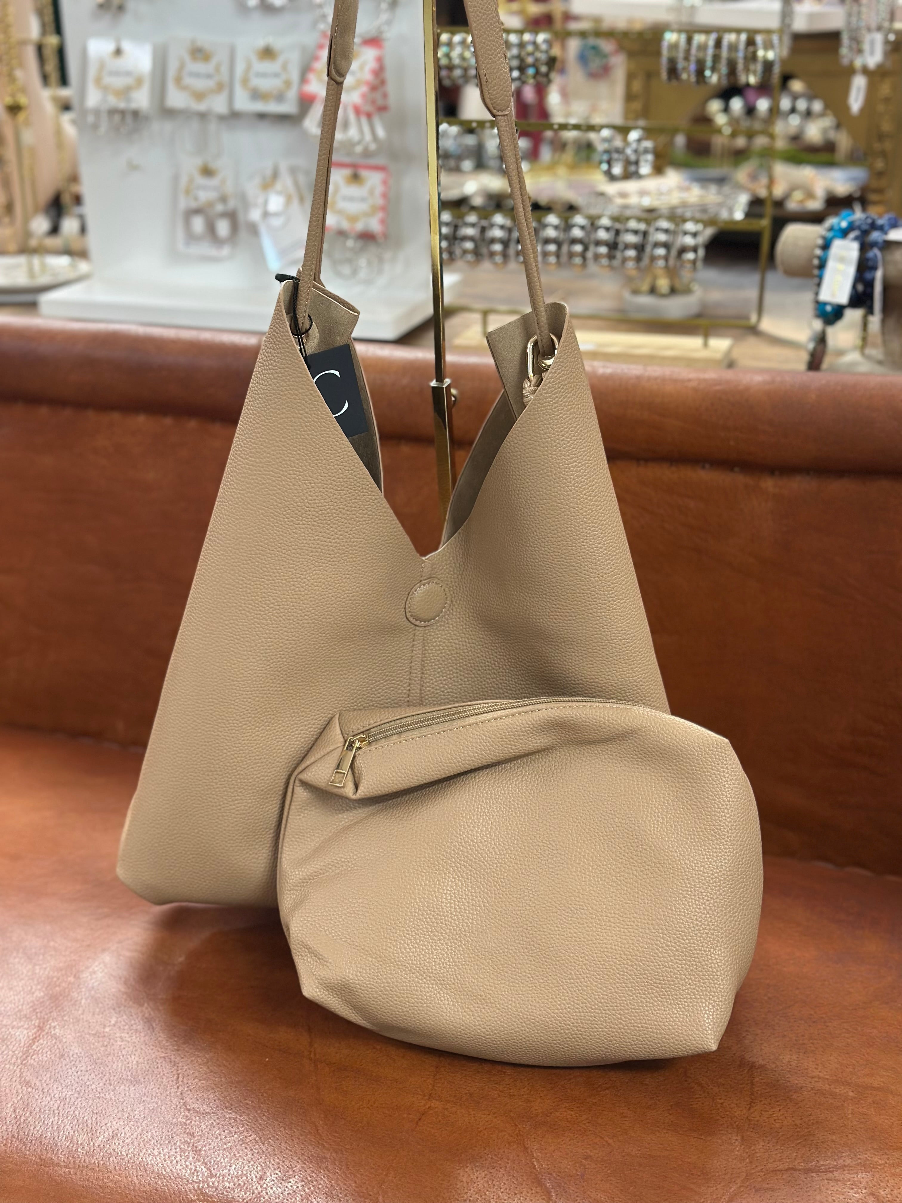Reversible Leather Hobo