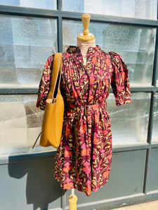 Holly Burgundy Dress