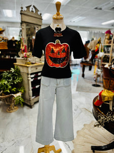 Pumpkin Sequin T