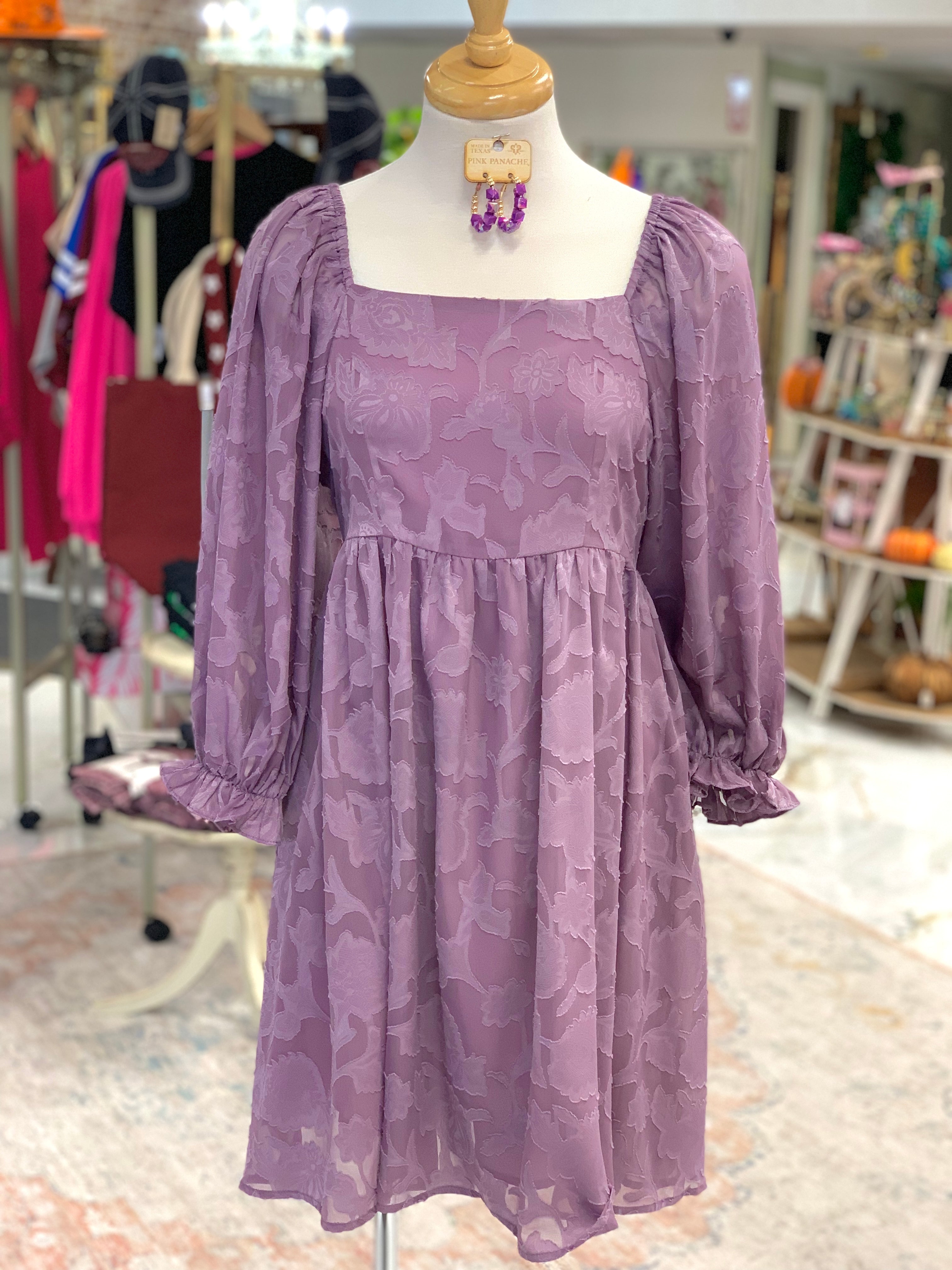 Lilac Lace Dress