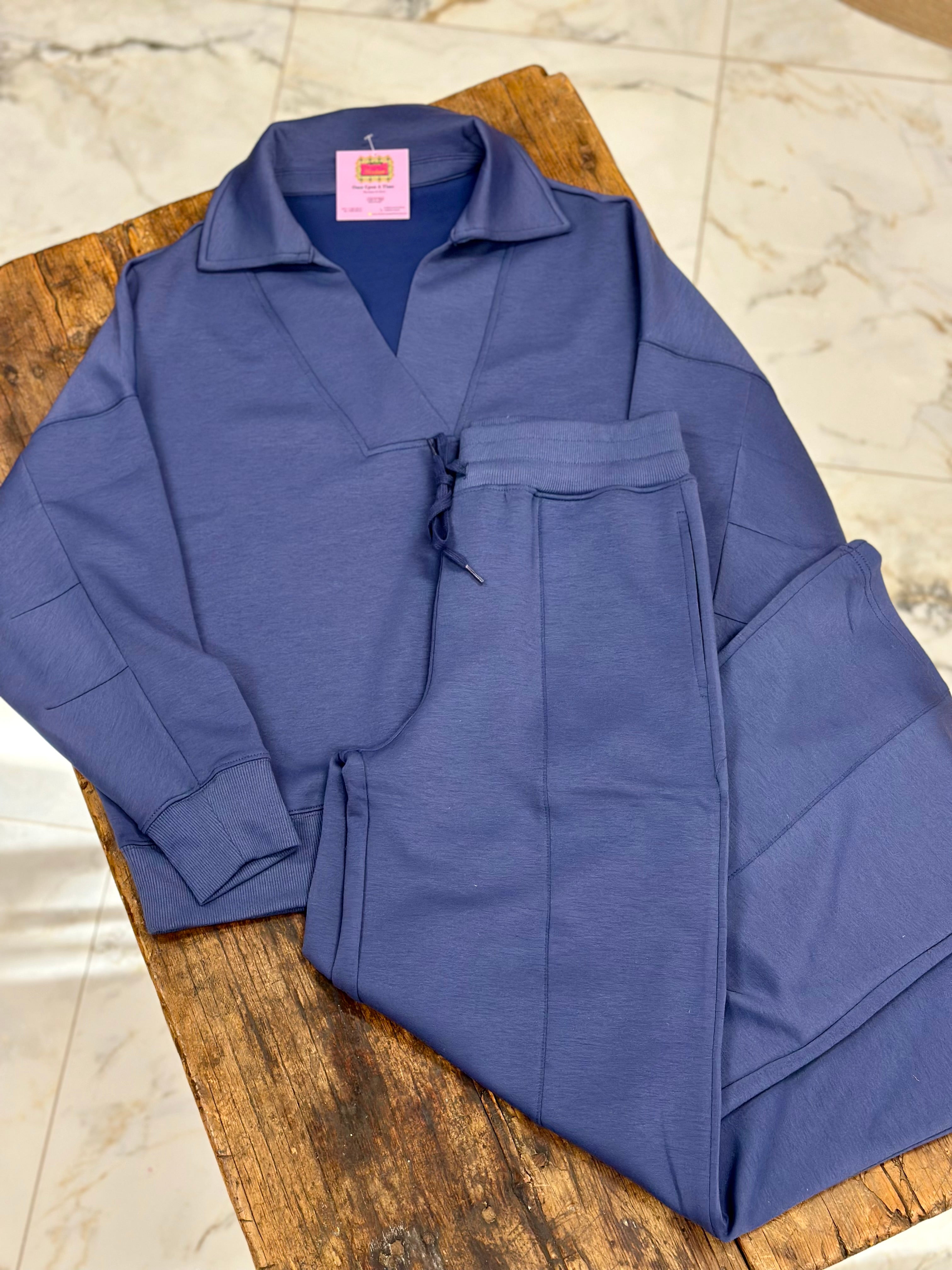 Iris Indigo Pant Set