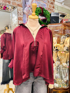 Merindah Burgundy Top