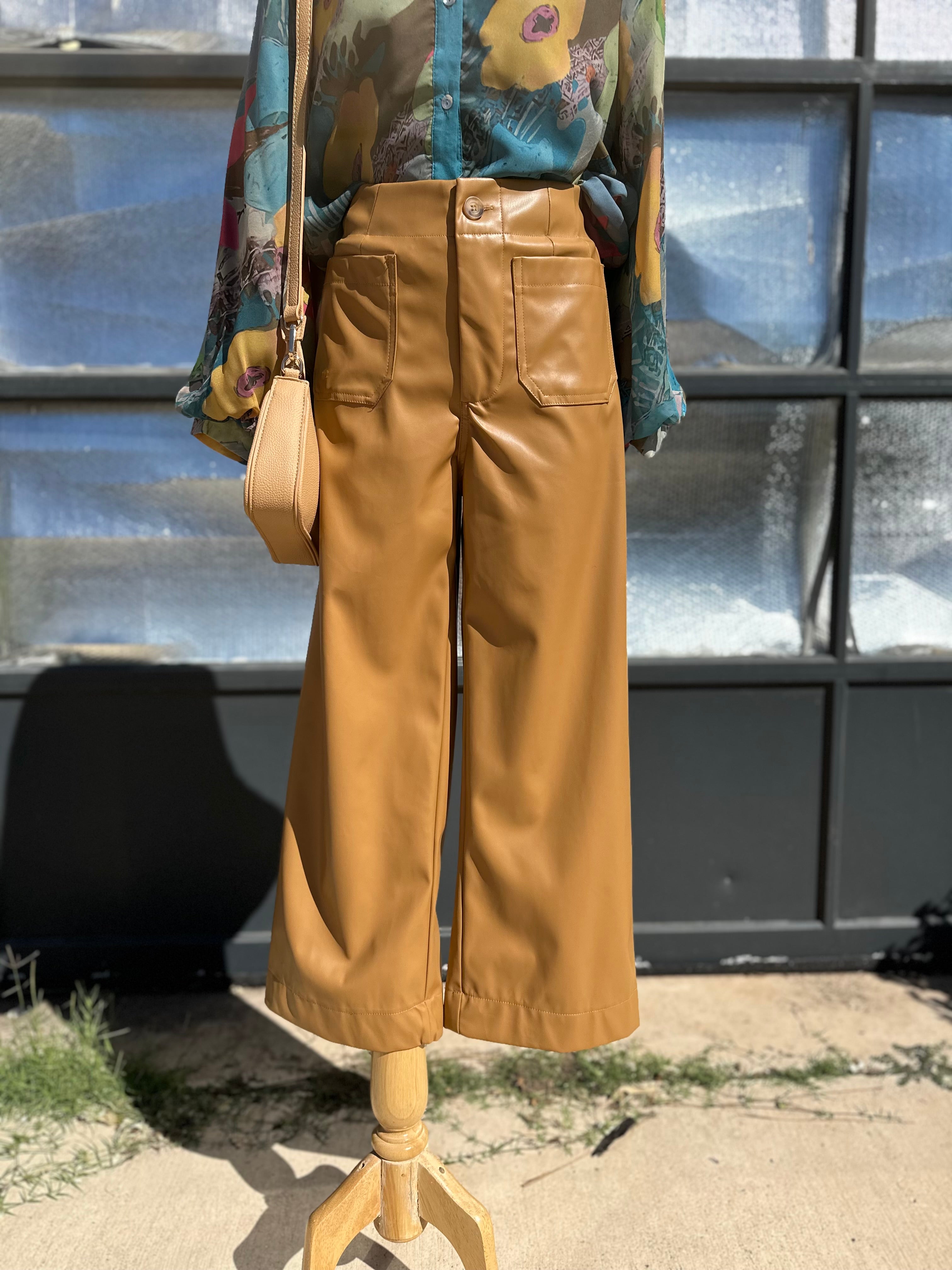 Stella Faux Leather Pants