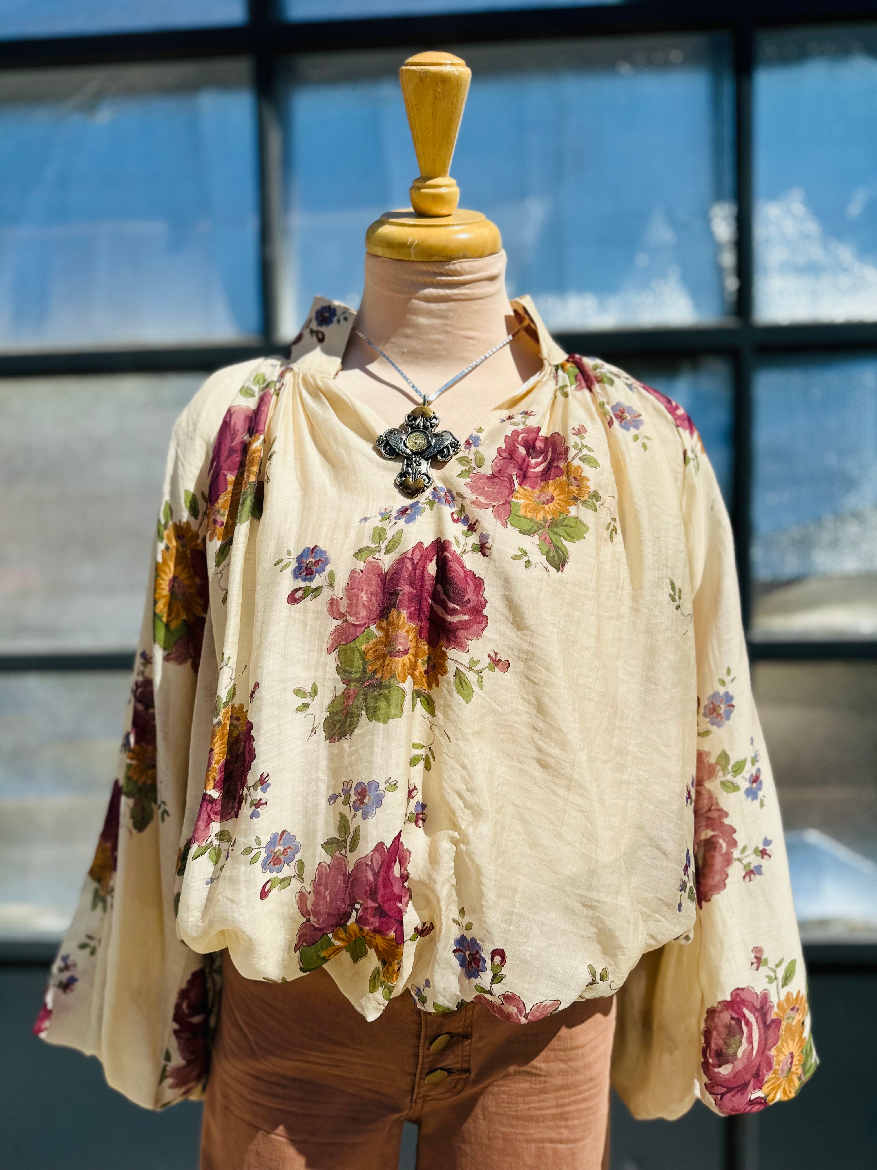 Thelma Floral Top