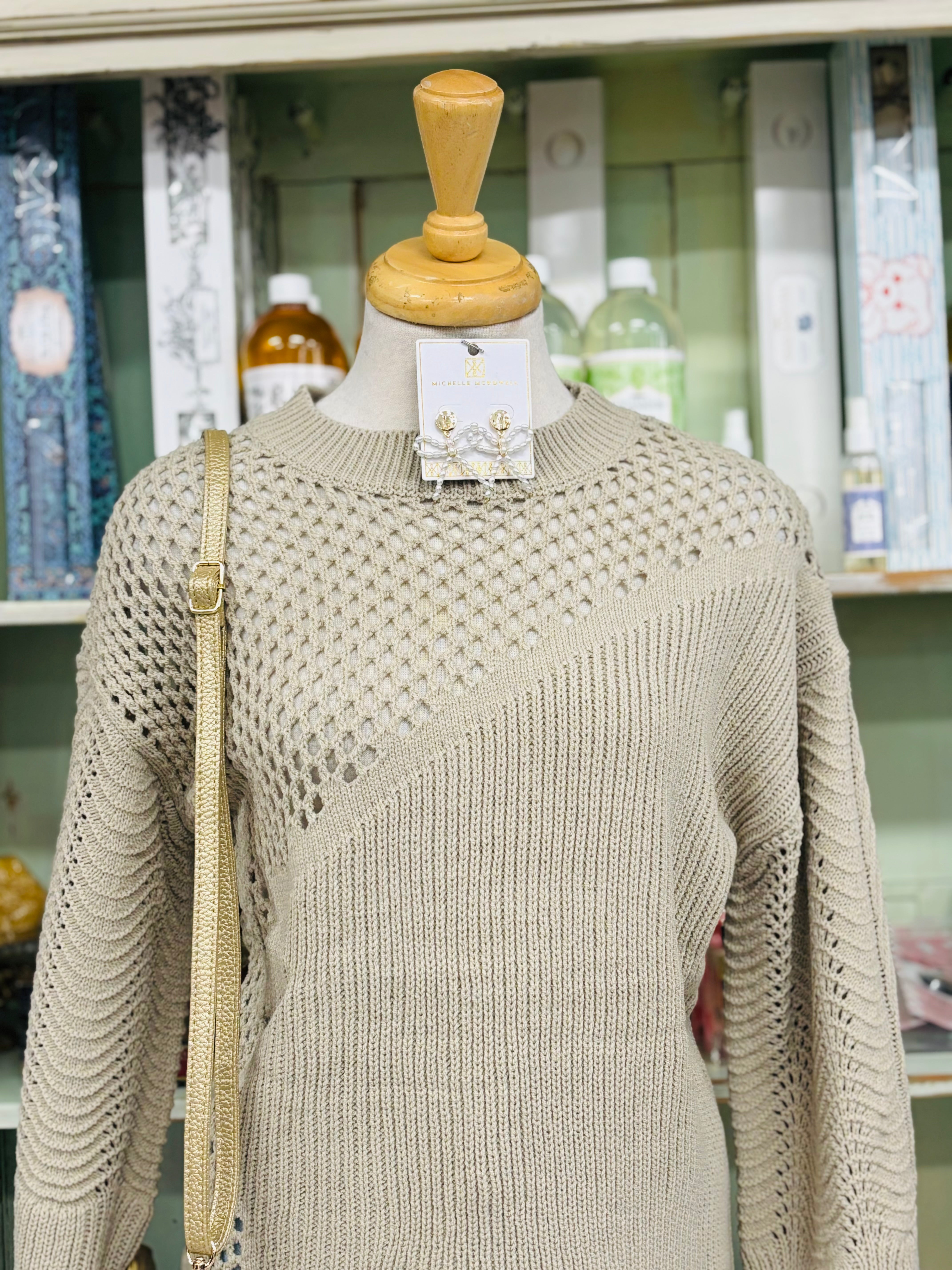 Oatmeal Knit Sweater