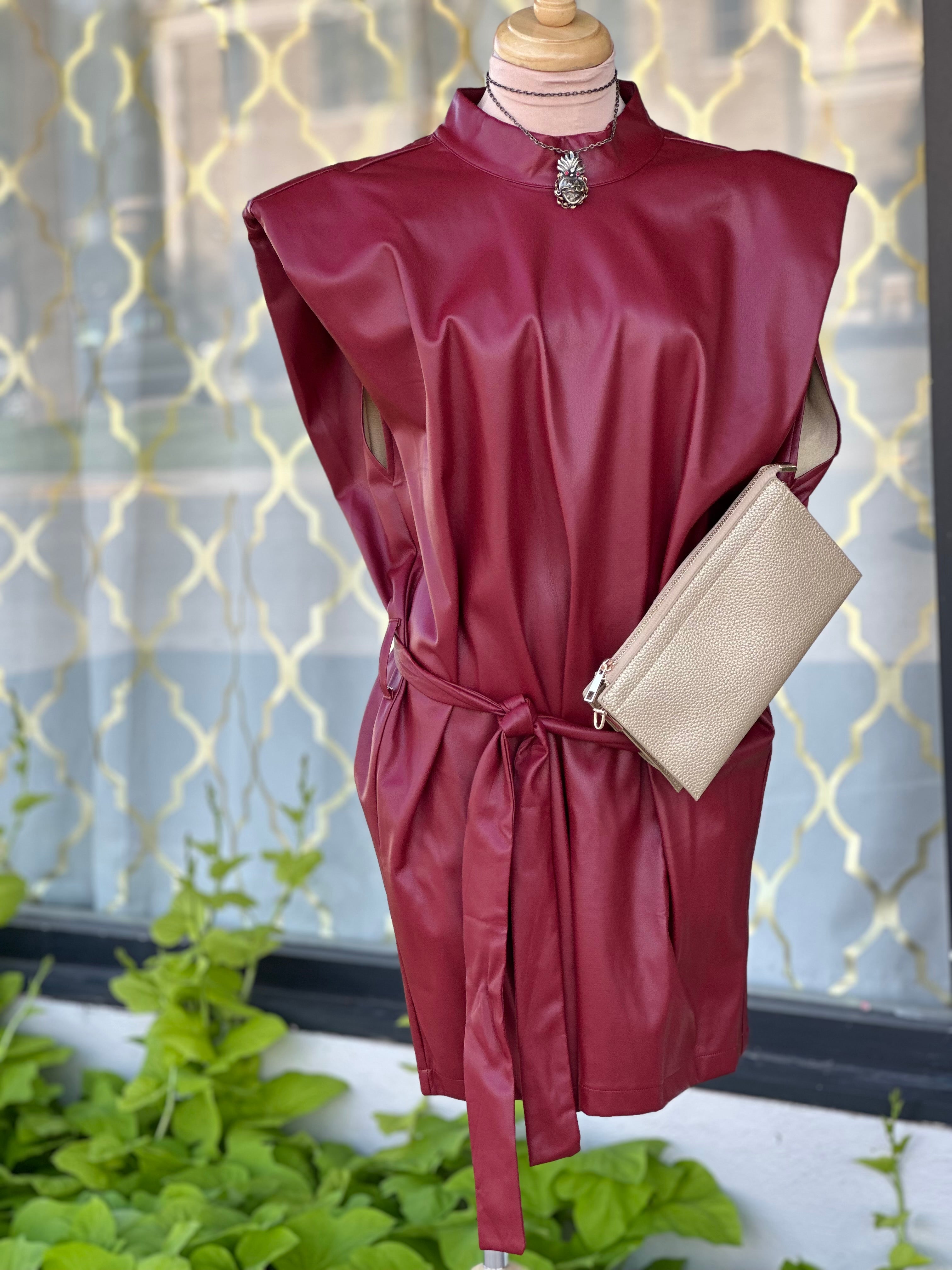 Rabanne Burgundy Dress