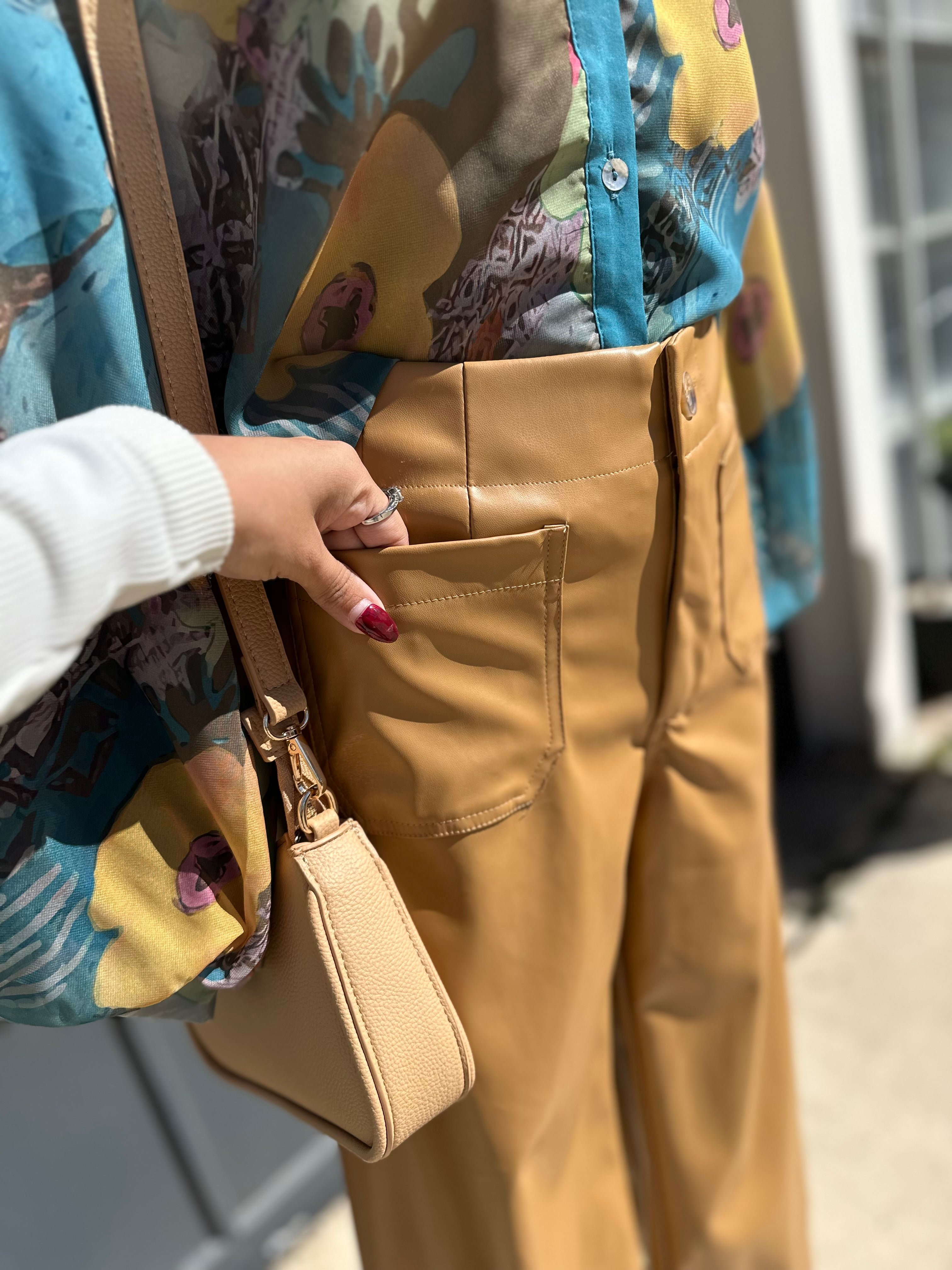 Stella Faux Leather Pants