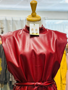 Rabanne Burgundy Dress