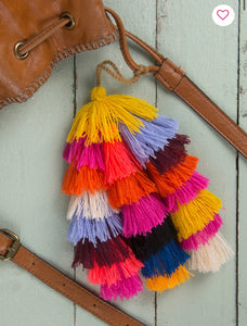 Multi Color Tassel Tie