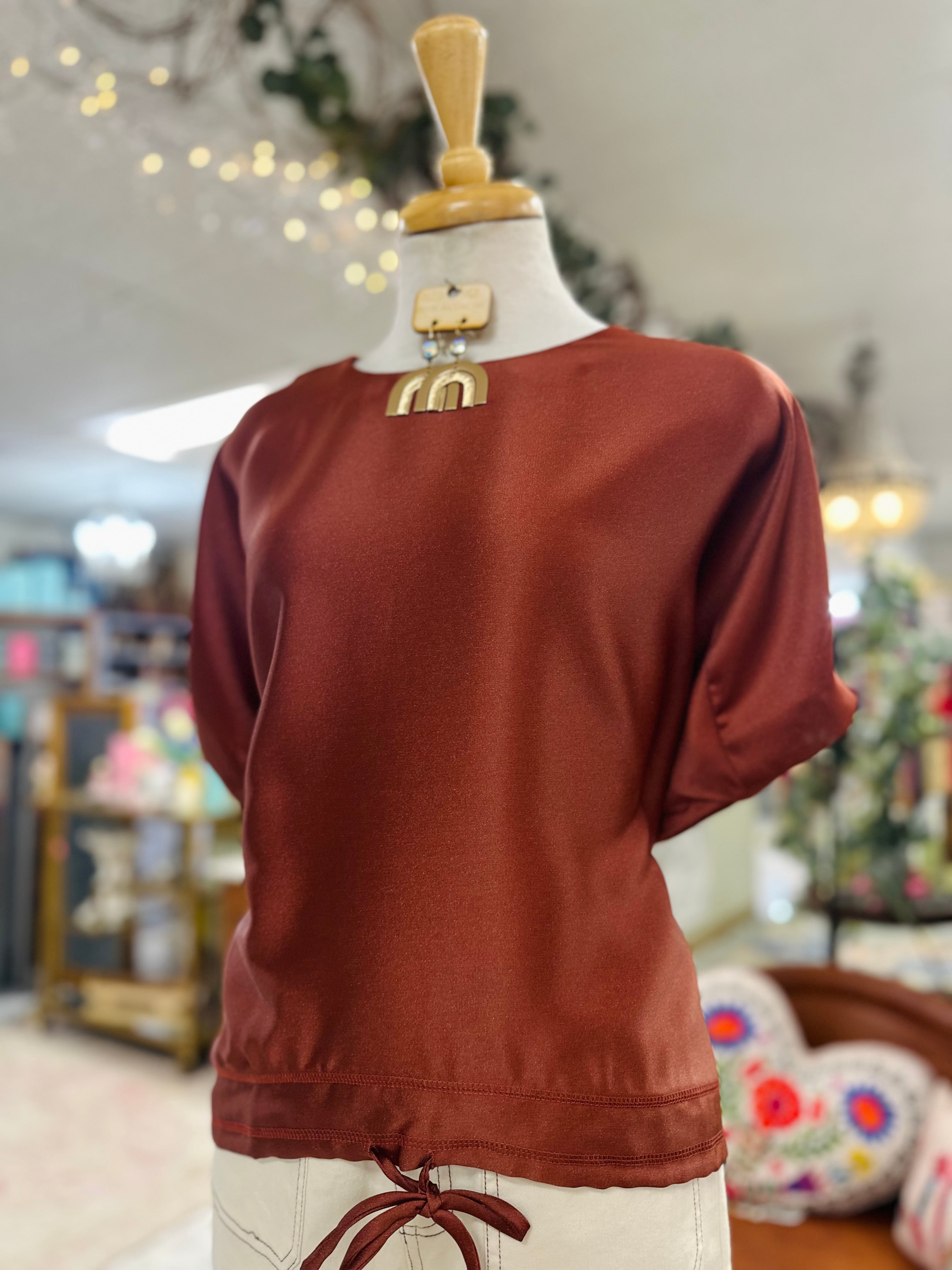 Sienna Satin Top