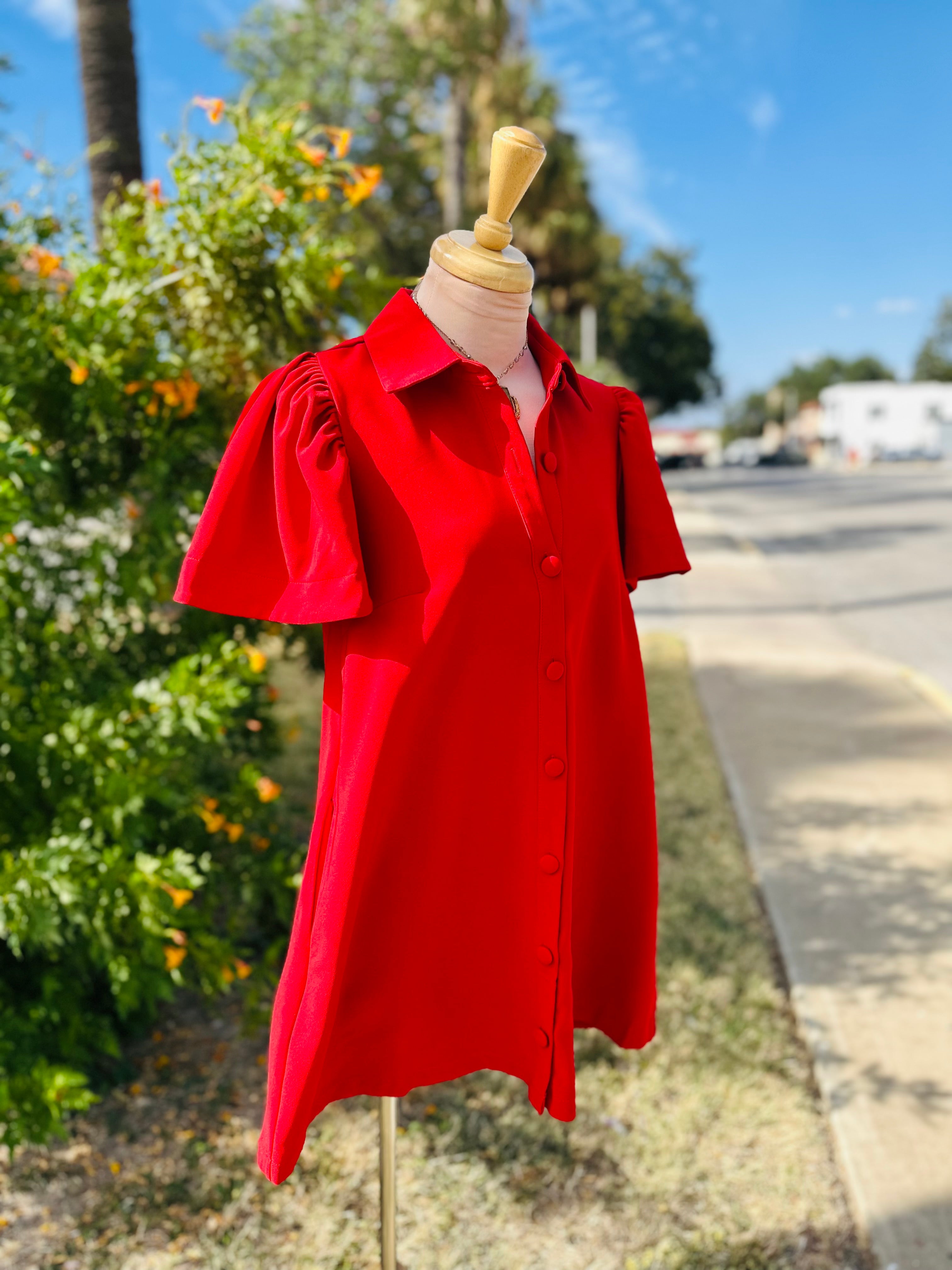 Tess Red Dress