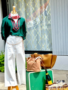 Cara Green Top