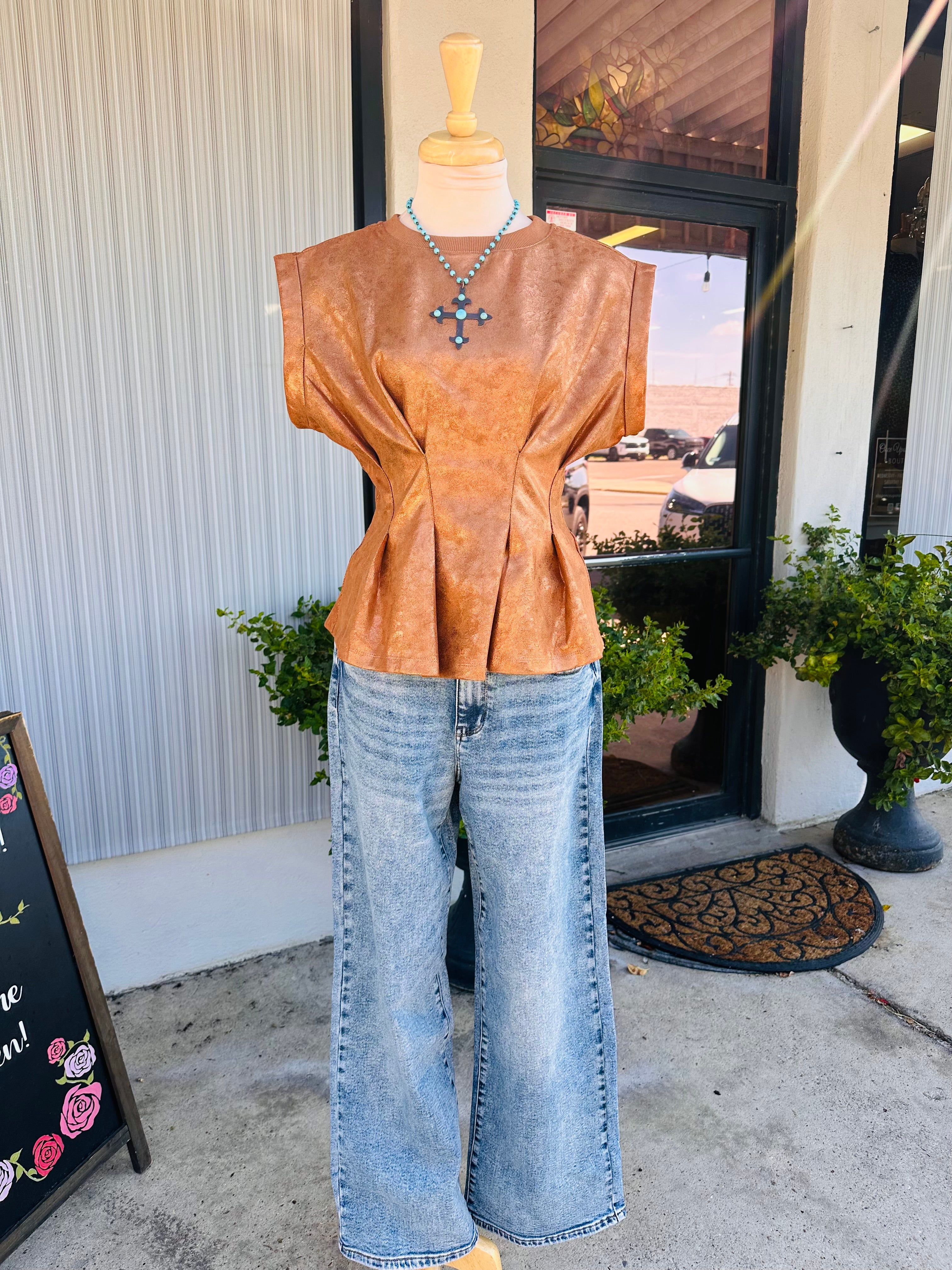 Jenny Camel Top