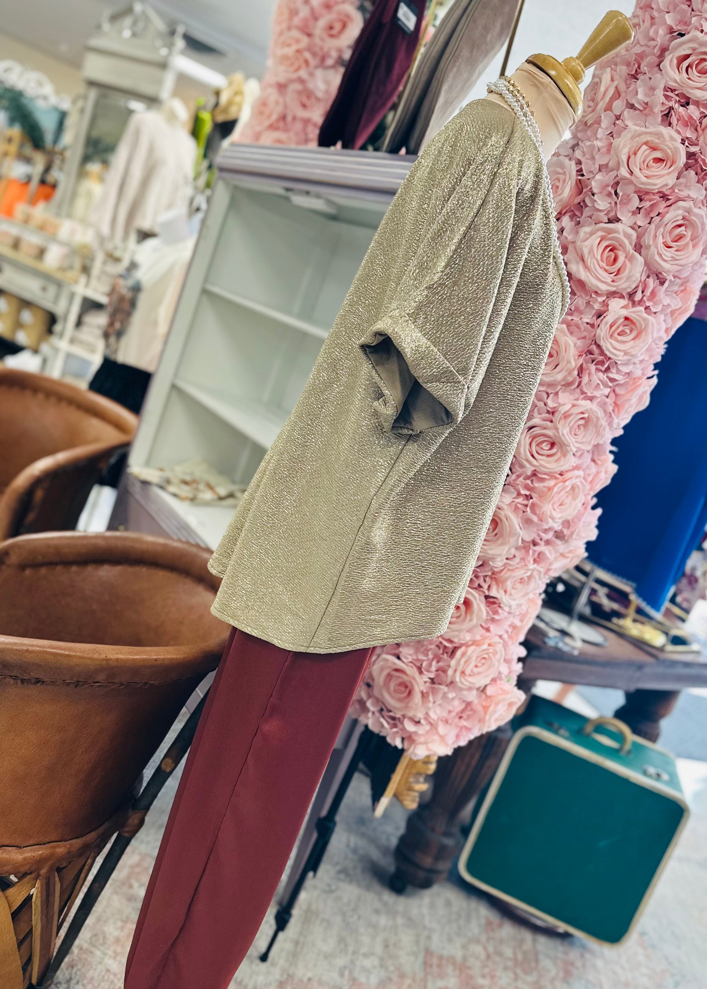 Londyn Taupe Top