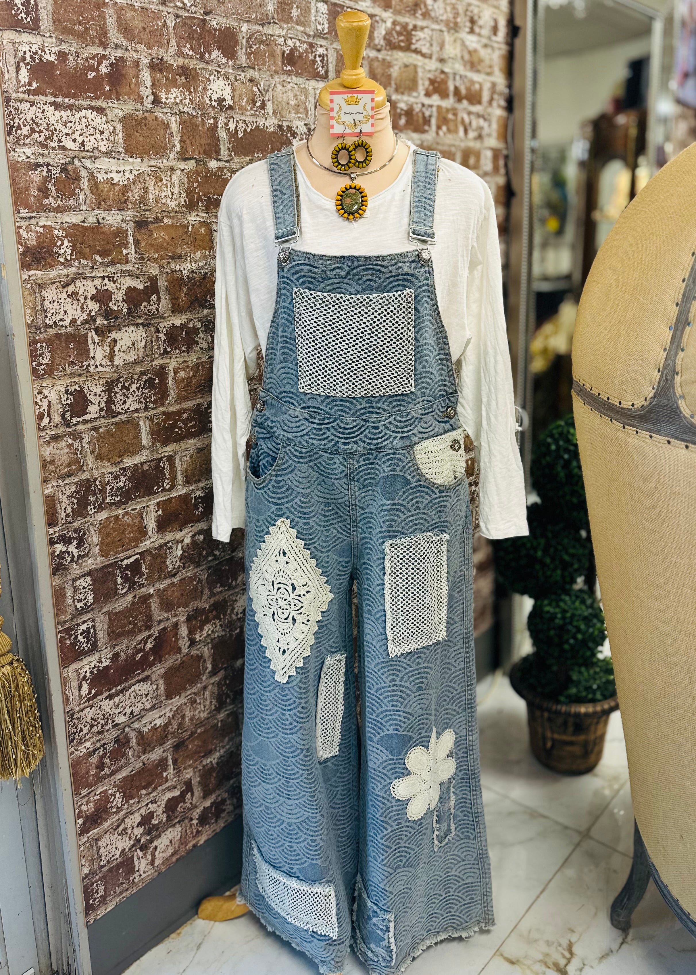 Tatiana Denim Overalls
