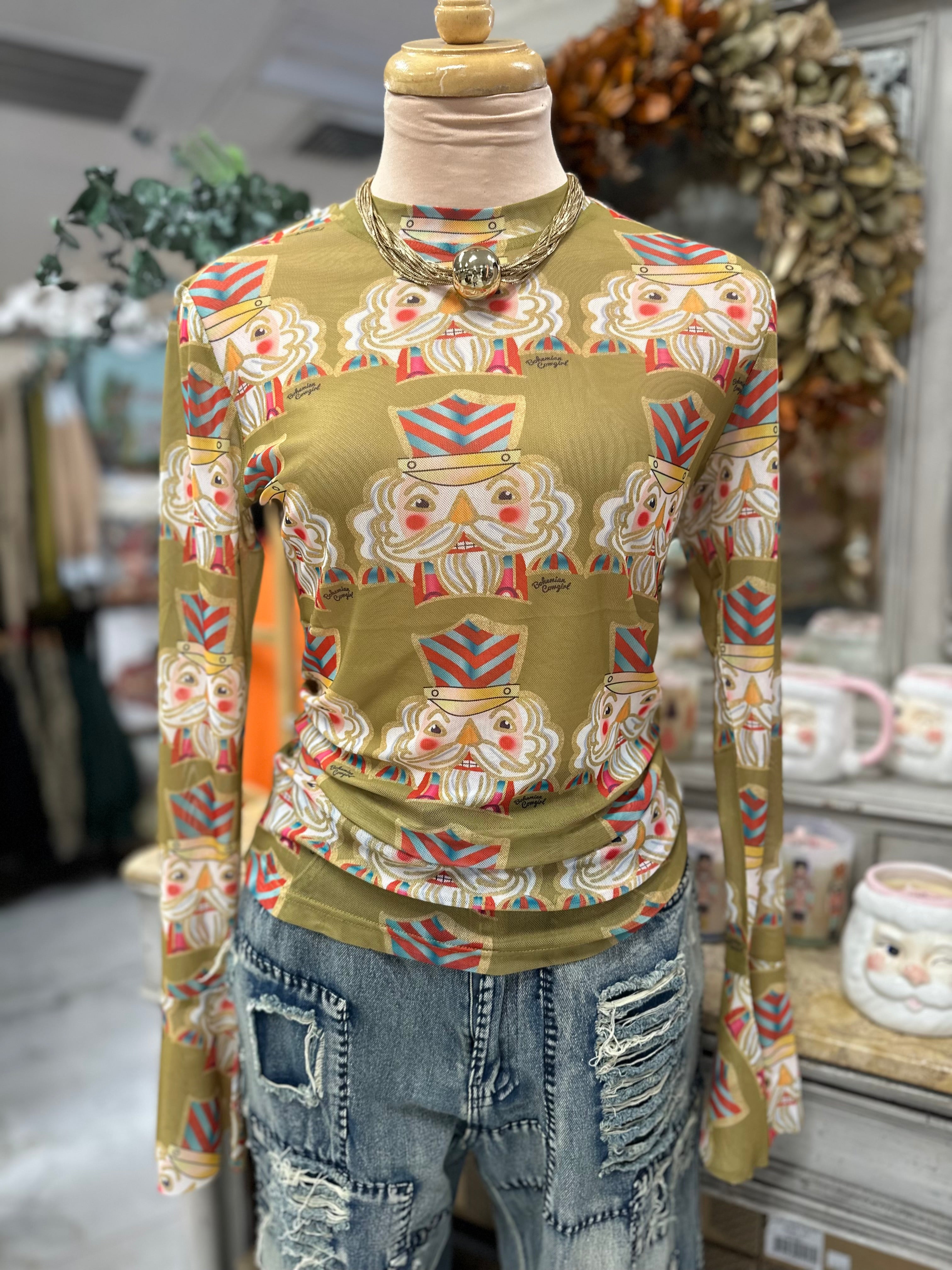 NutCracker Mesh Gold Top