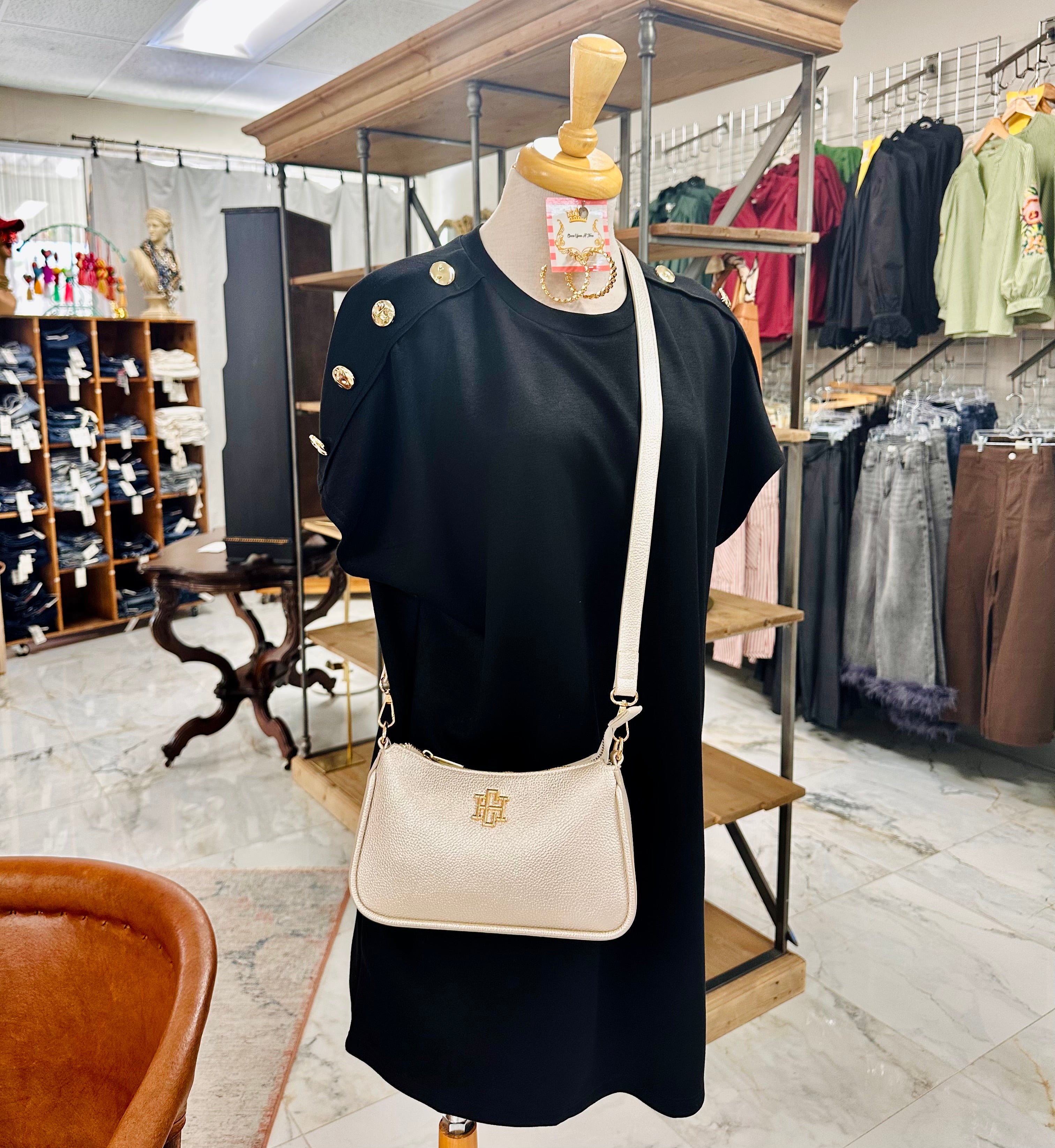 Margurite Black Dress