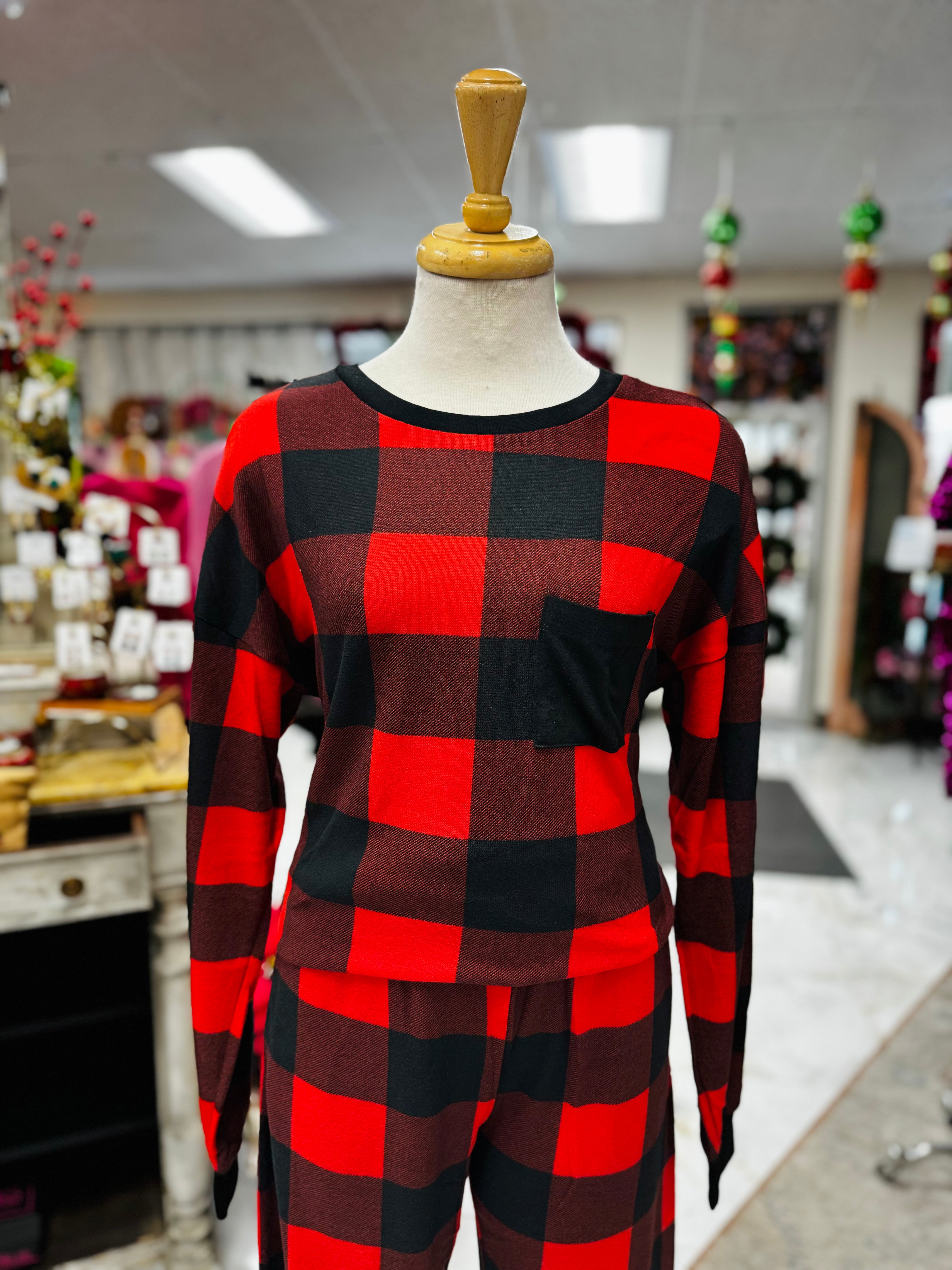 Buffalo Plaid Red PJ
