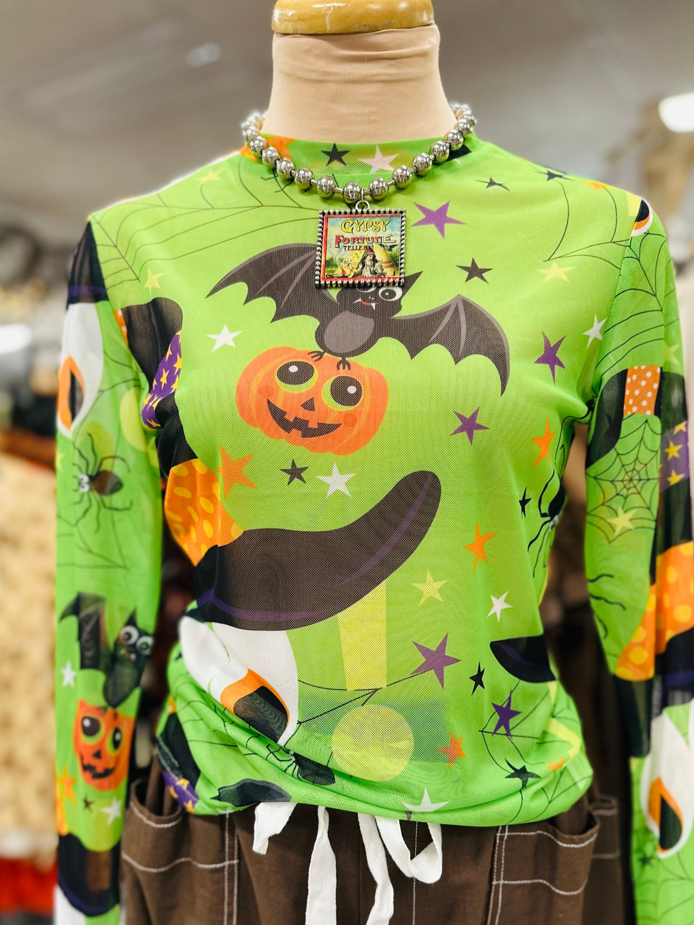 Witchy Mesh Top