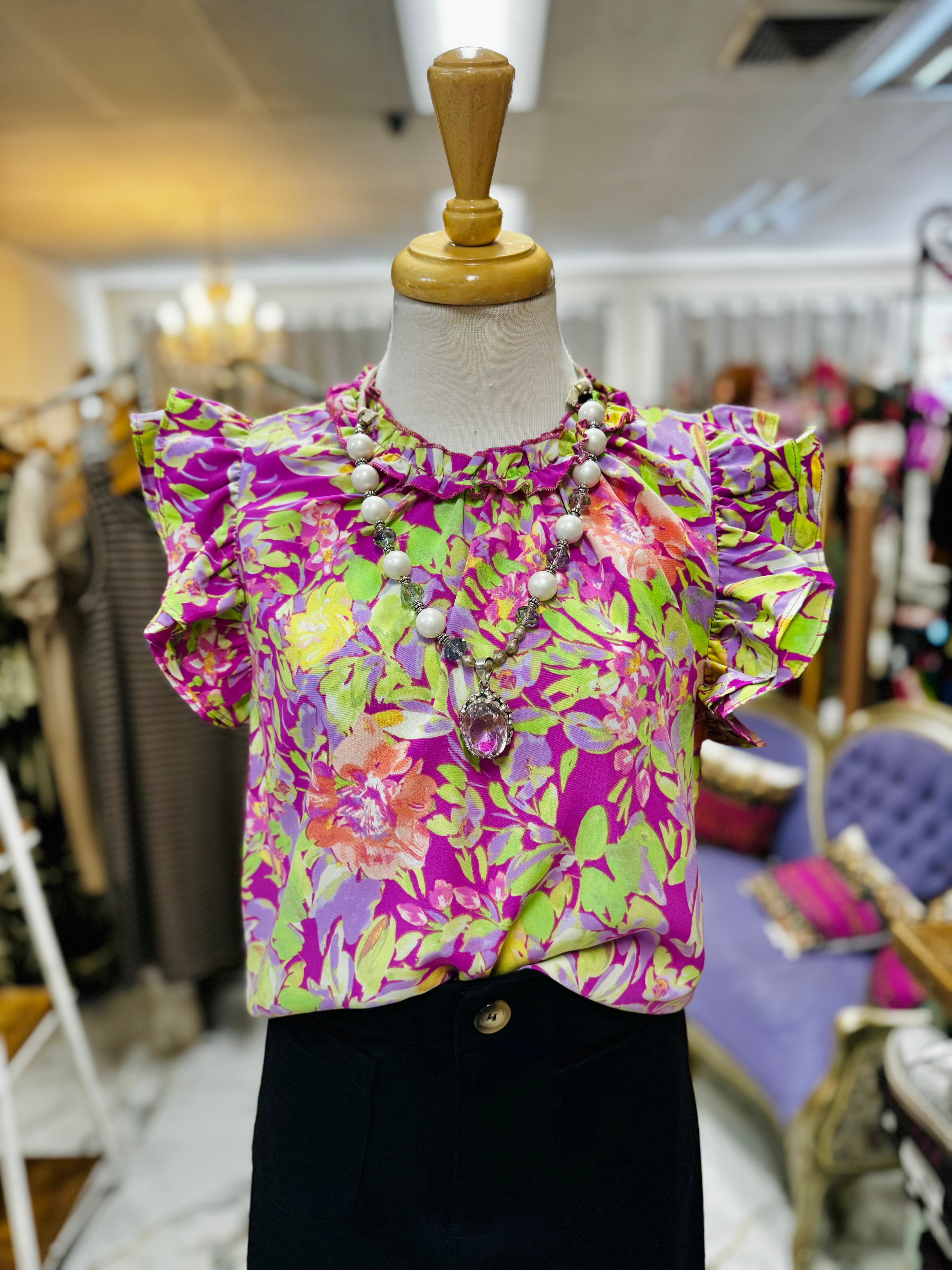 Maggie Floral Blouse