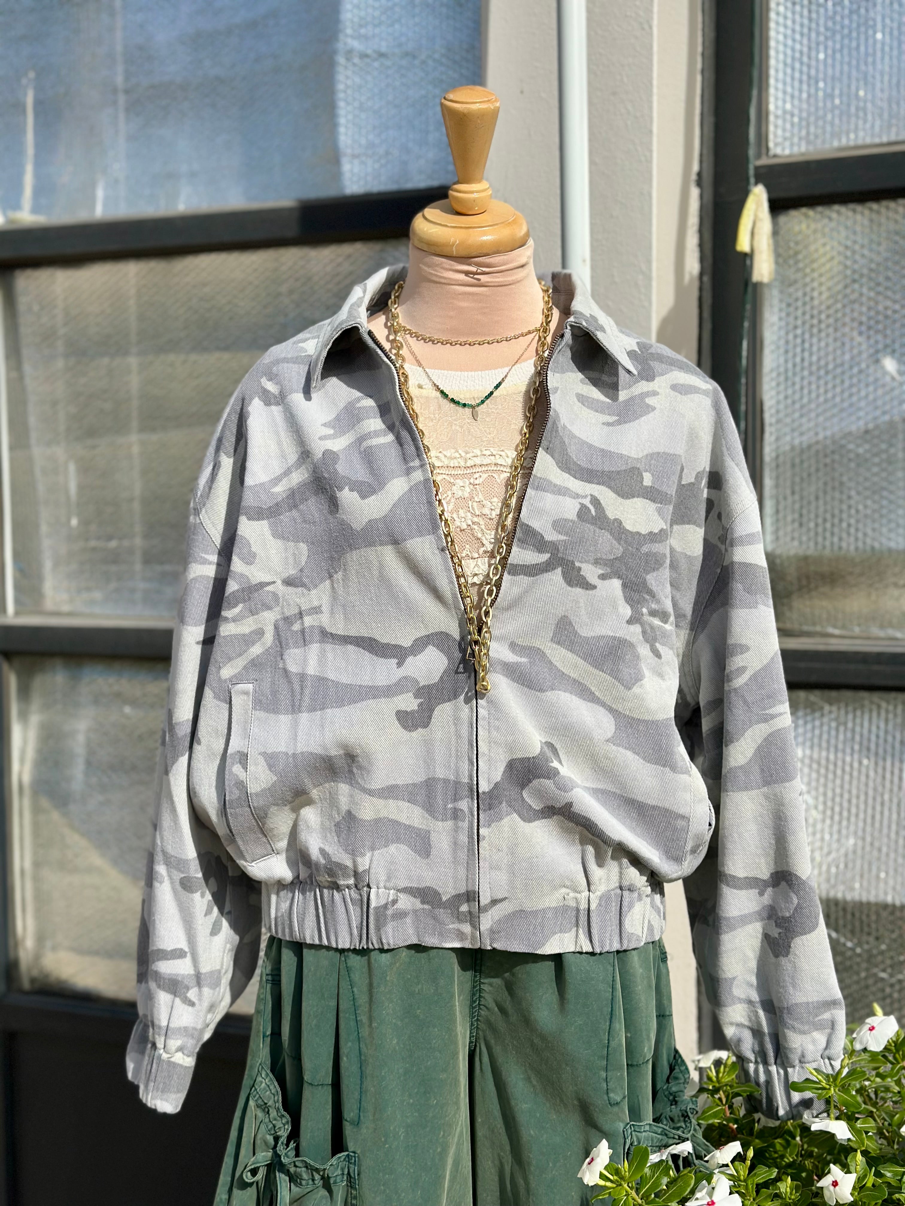 Lucy Camo Bomber Jacket