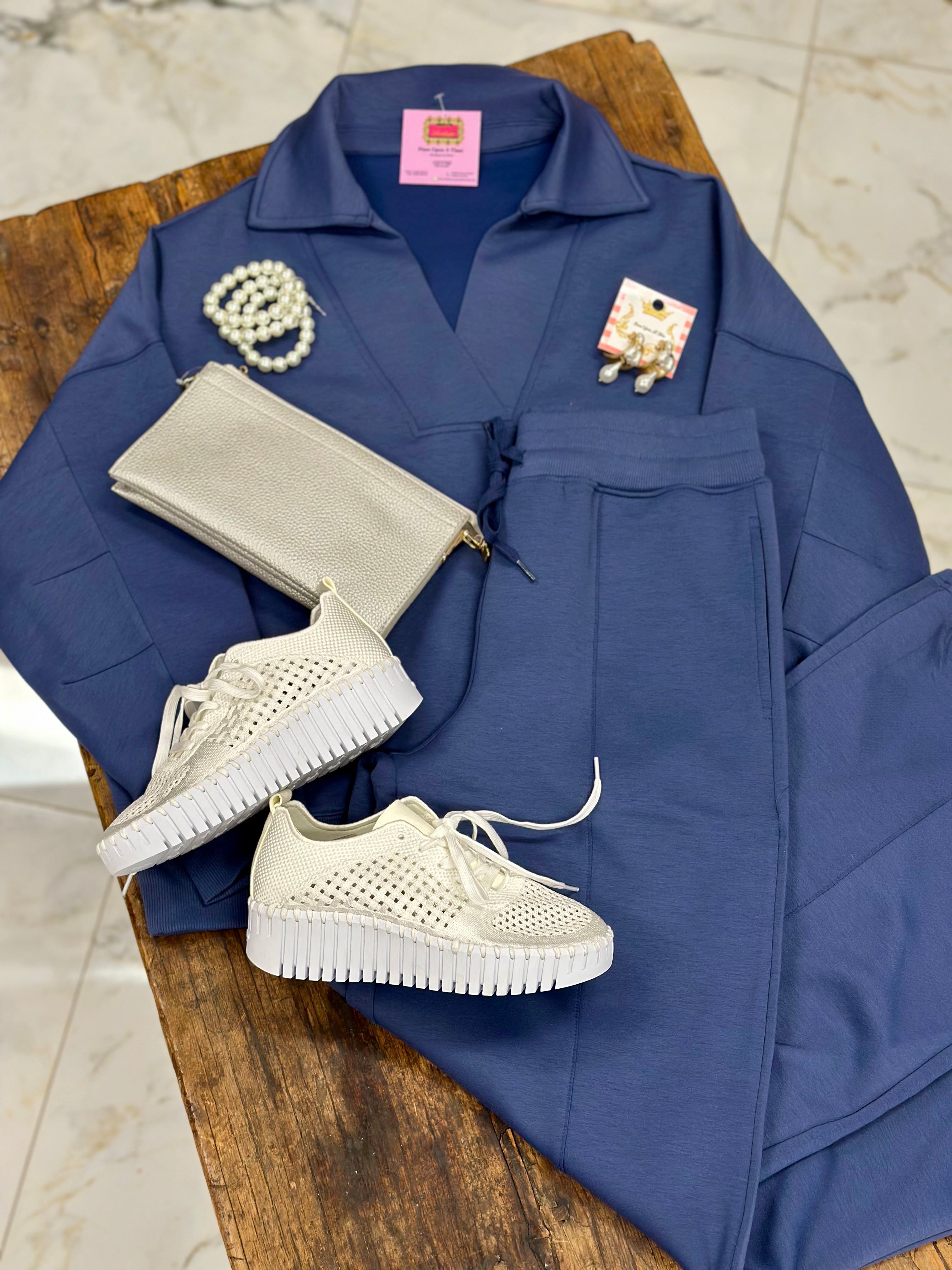 Iris Indigo Pant Set