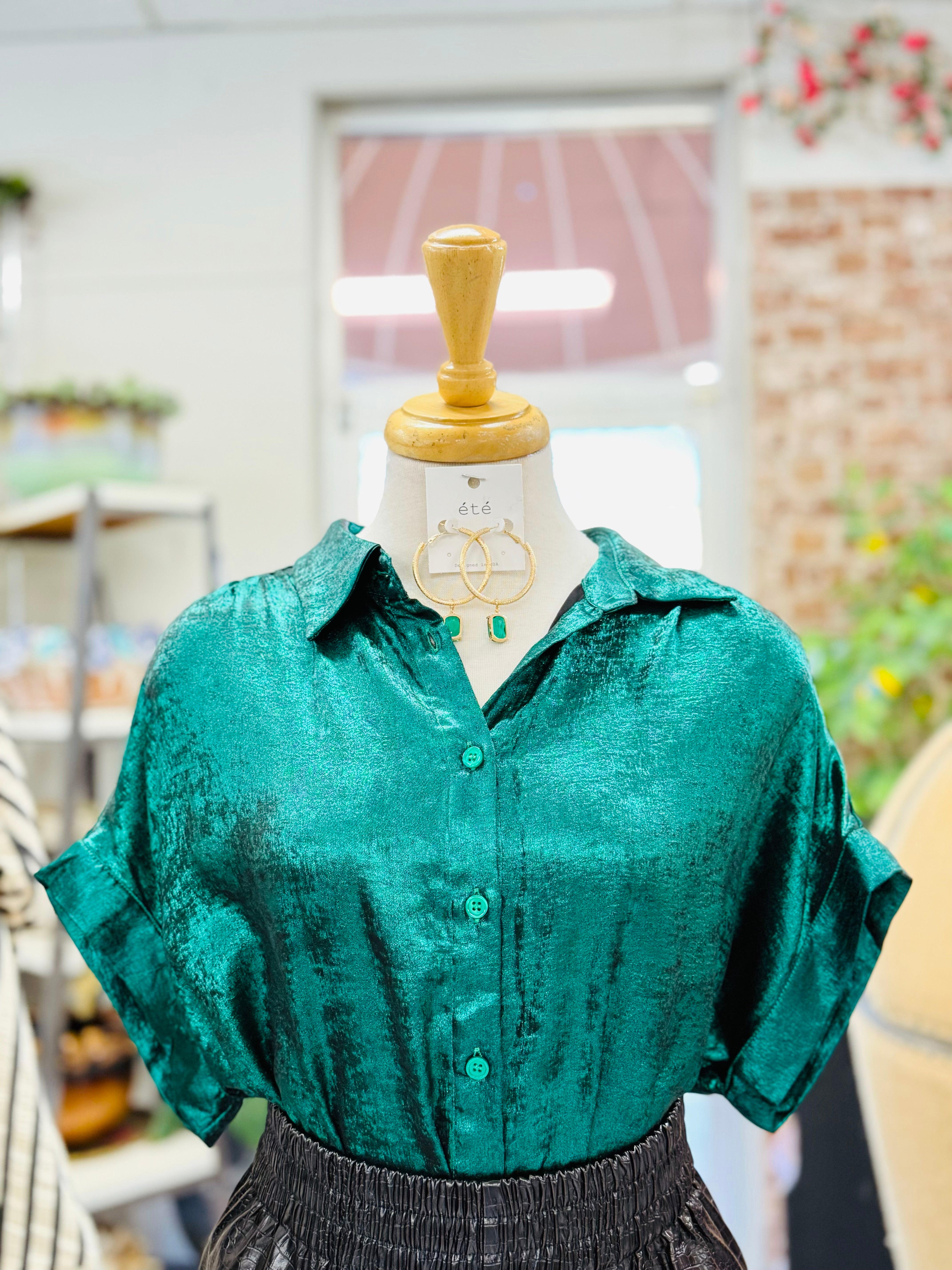 Katisha Green Top