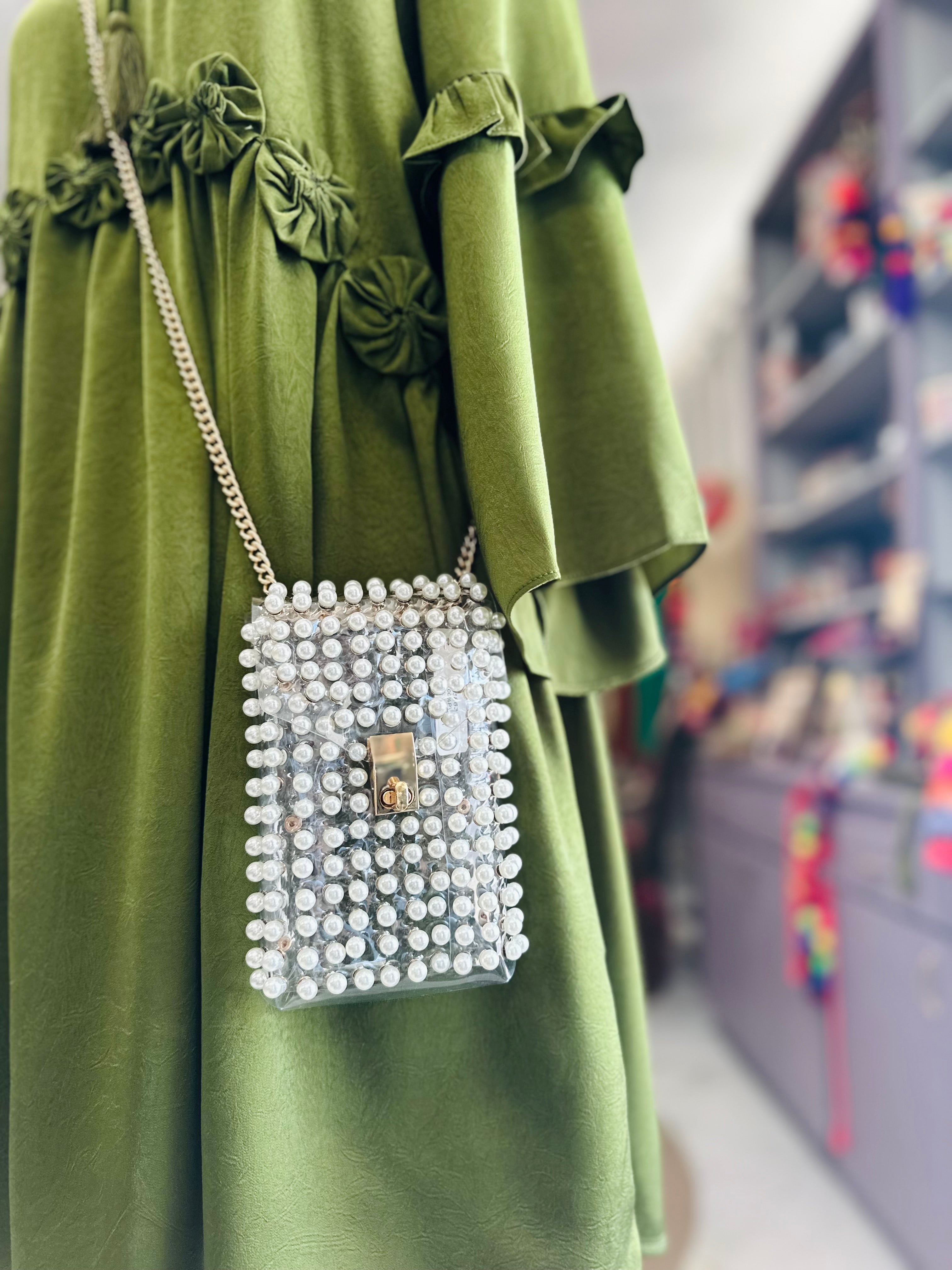 Pearl Crossbody Belt Bag