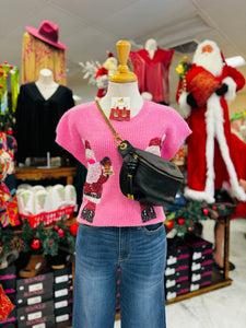 Candy Pink Sweater Vest