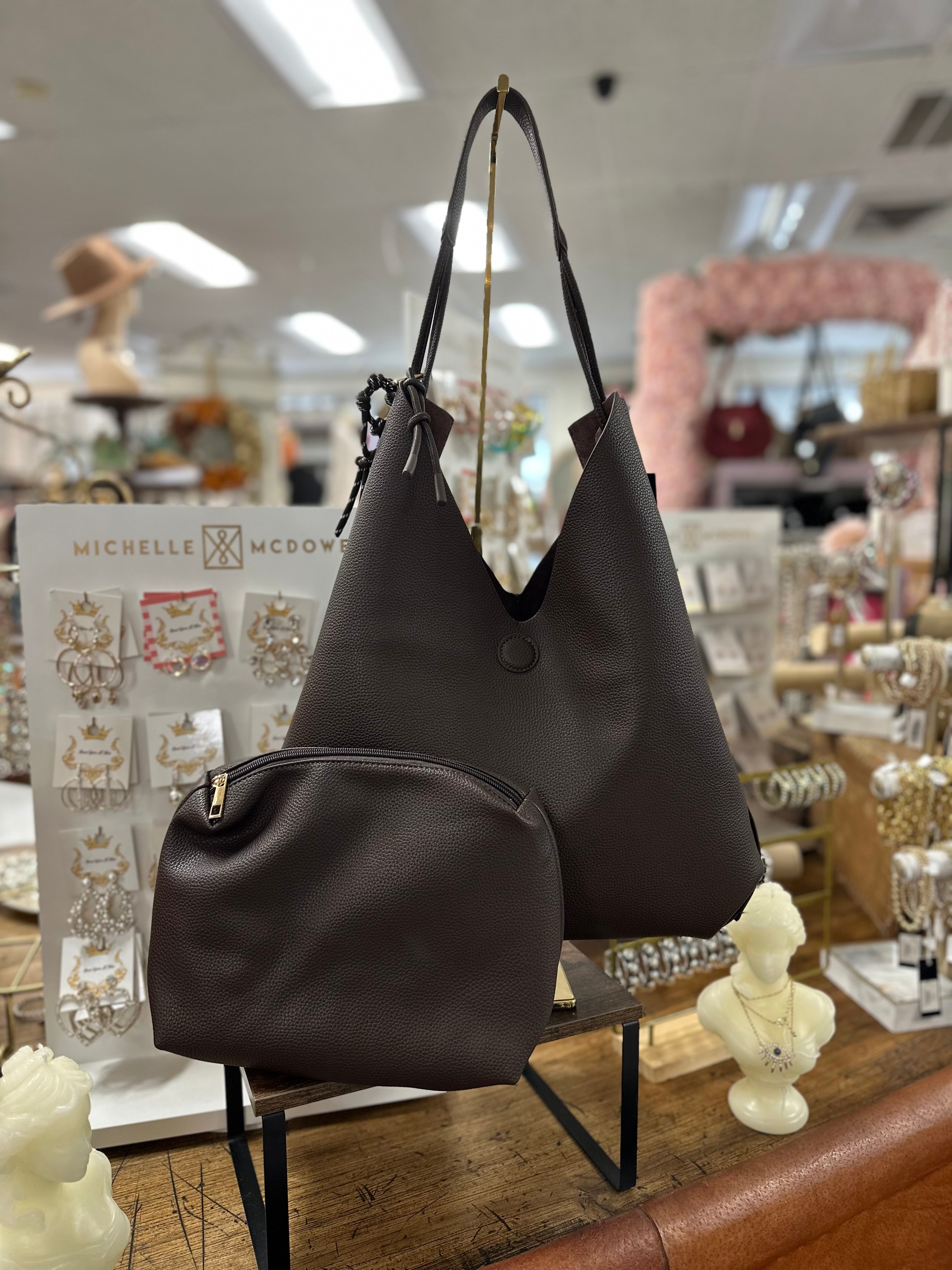 Reversible Leather Hobo