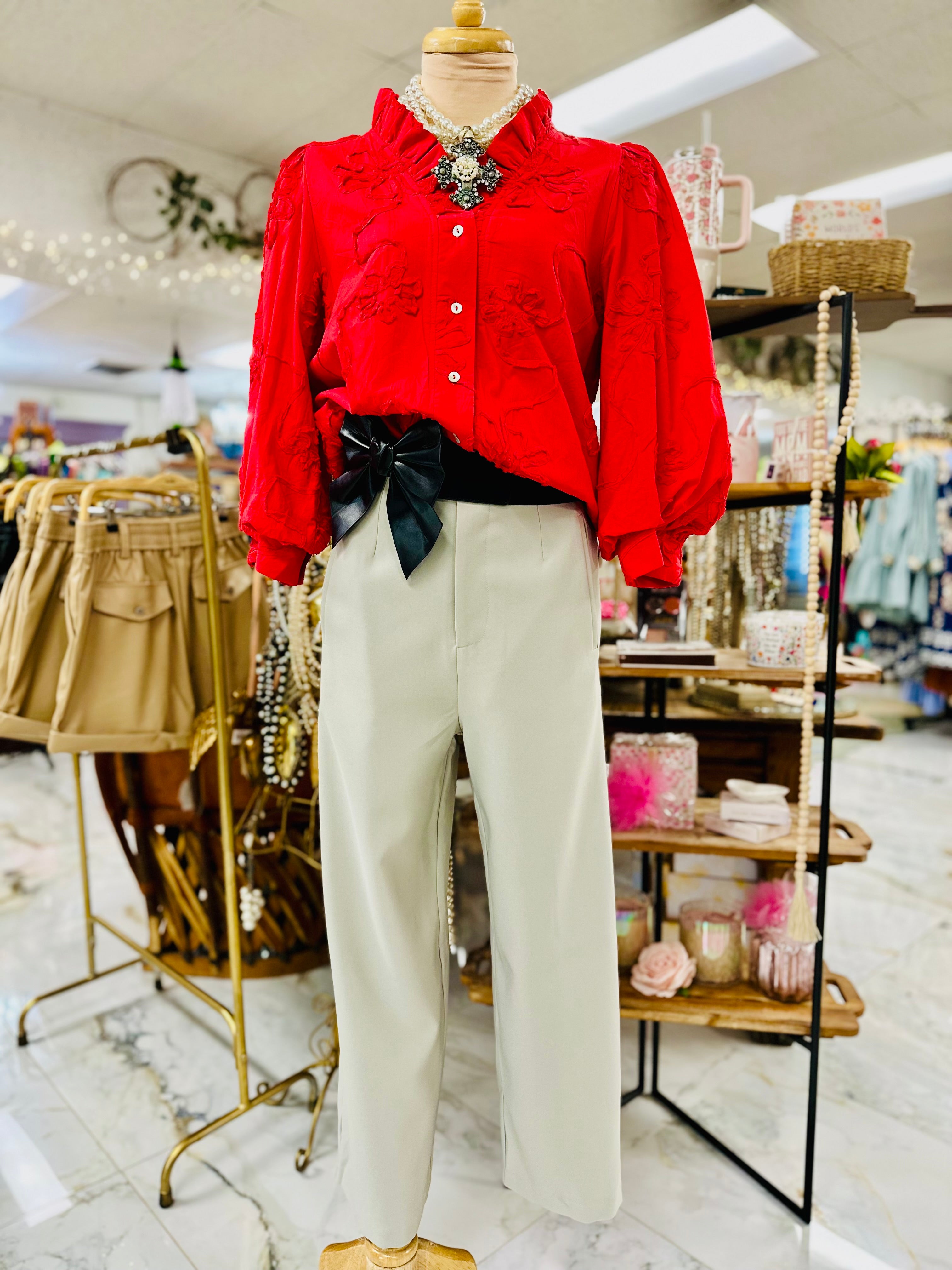 Roza Red Top