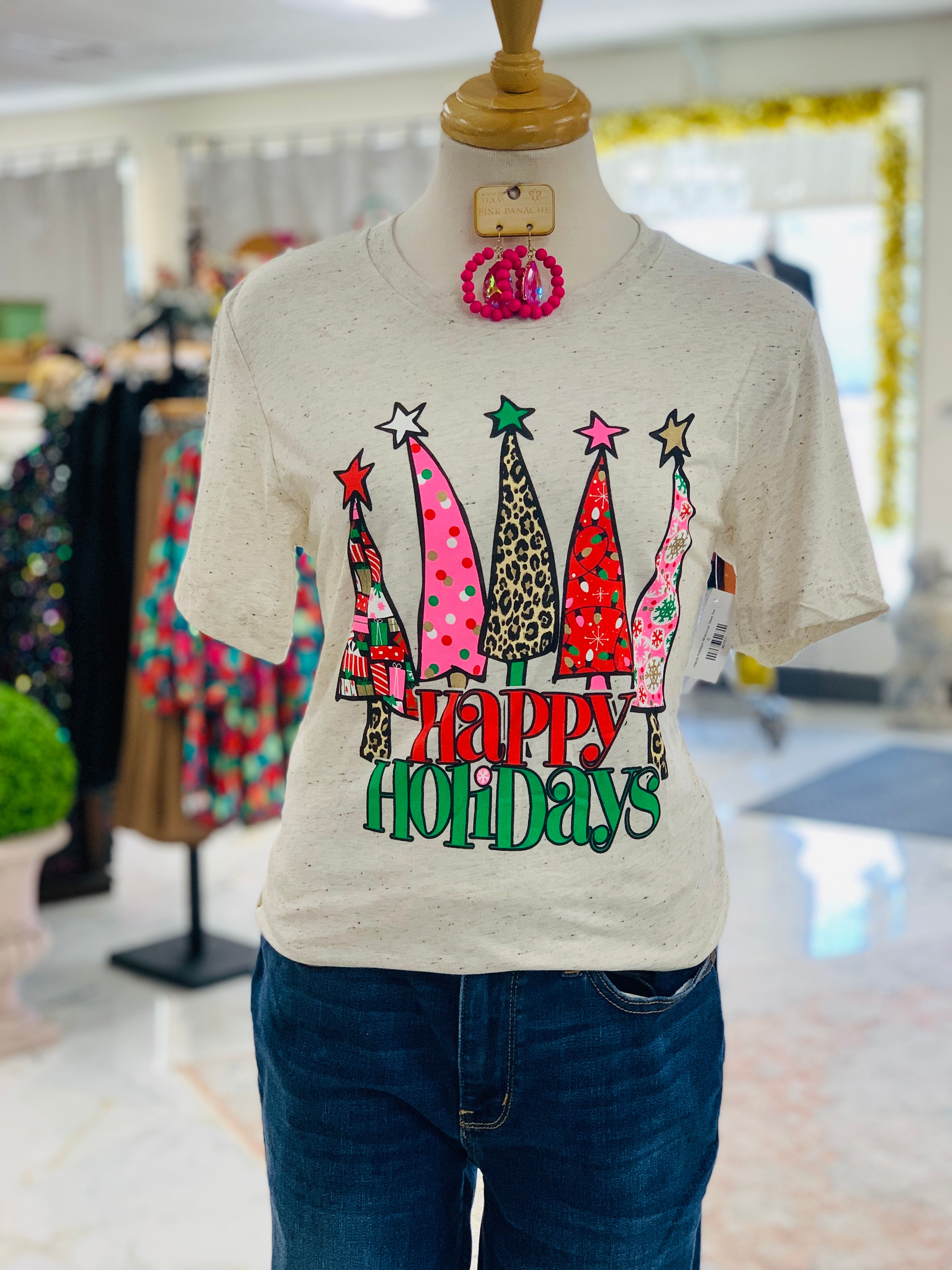 Whimsical Holiday Trees T Shirt