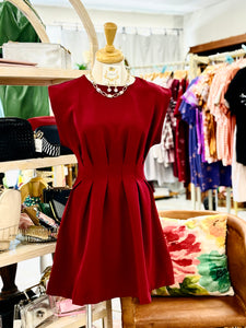 Harmony Burgundy Dress