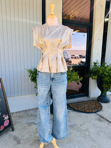 Jenny Taupe Top