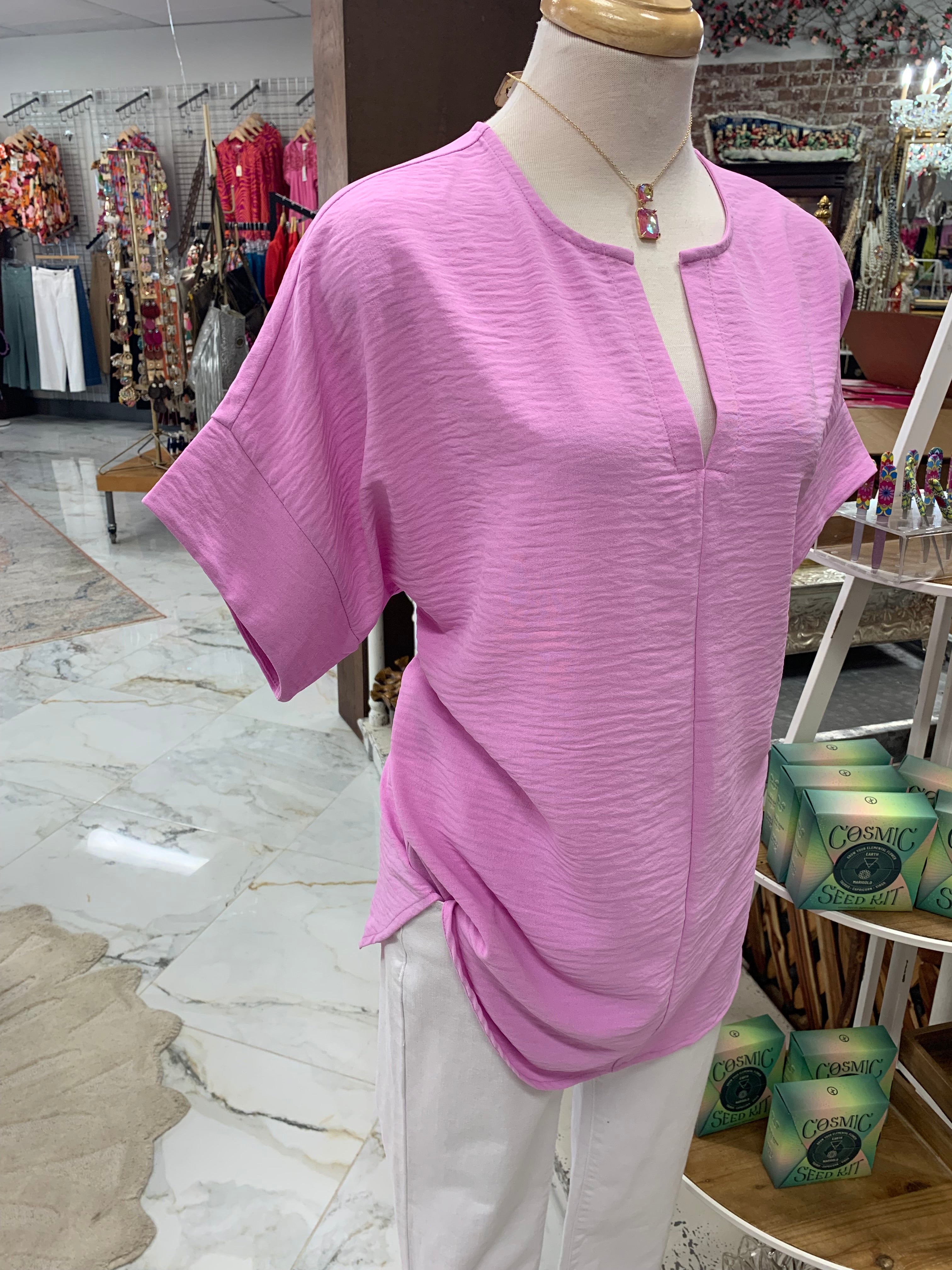 Dixie Mauve Top