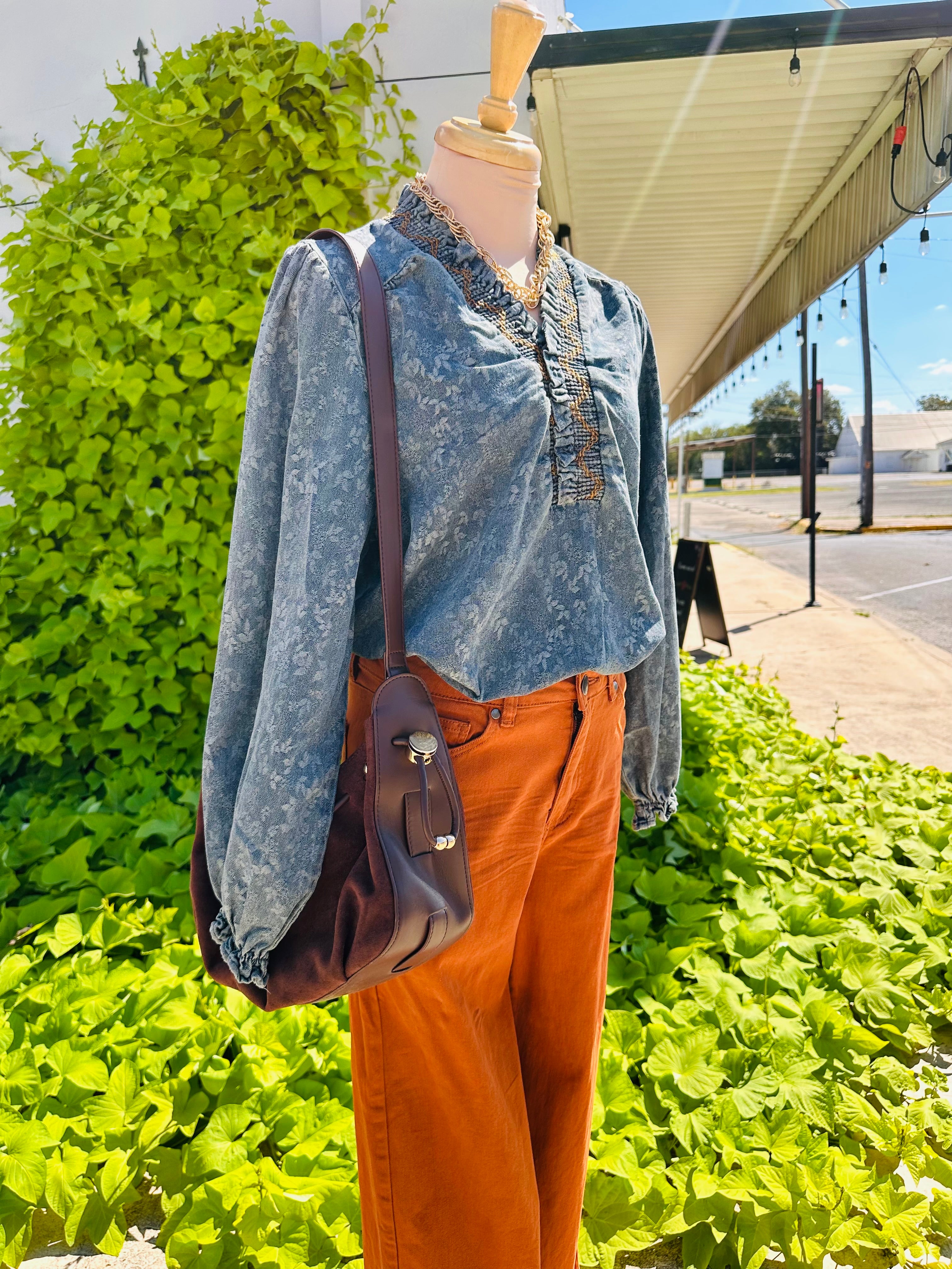 Amryn Denim Top