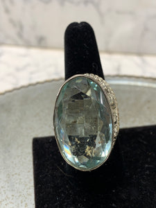 Aquamarine Bold Ring