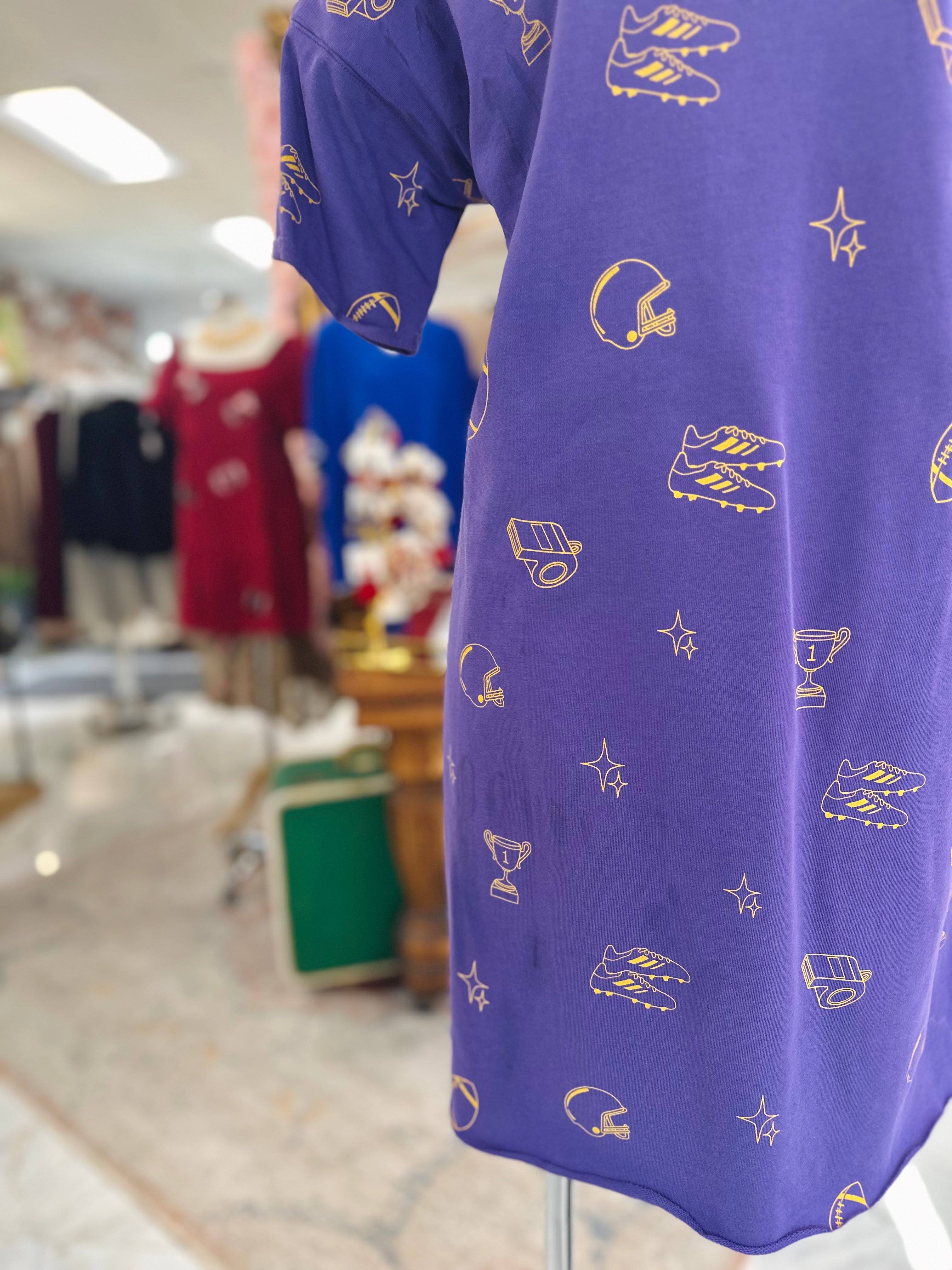 Go Win Purple Dress