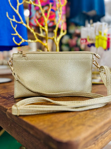Snowy Wristlet/Crossbody Handbag