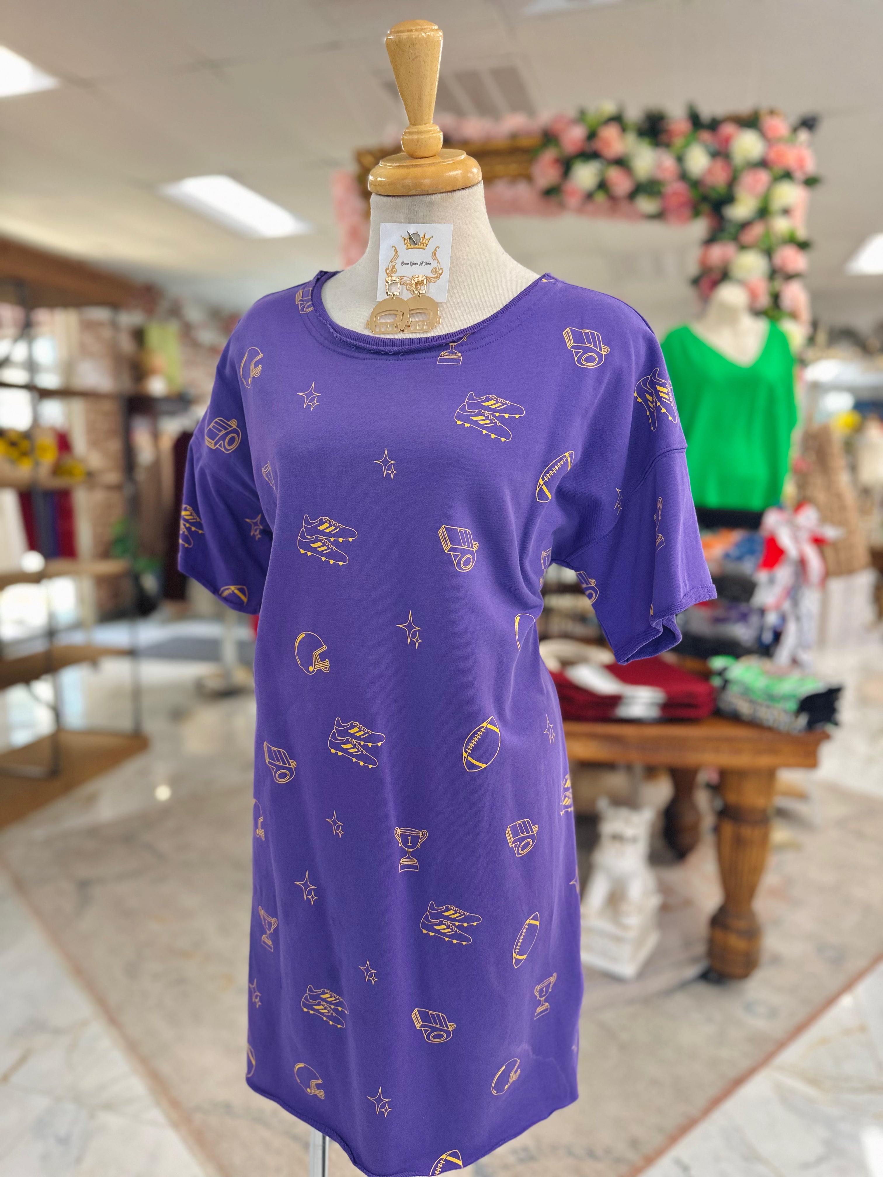 Go Win Purple Dress