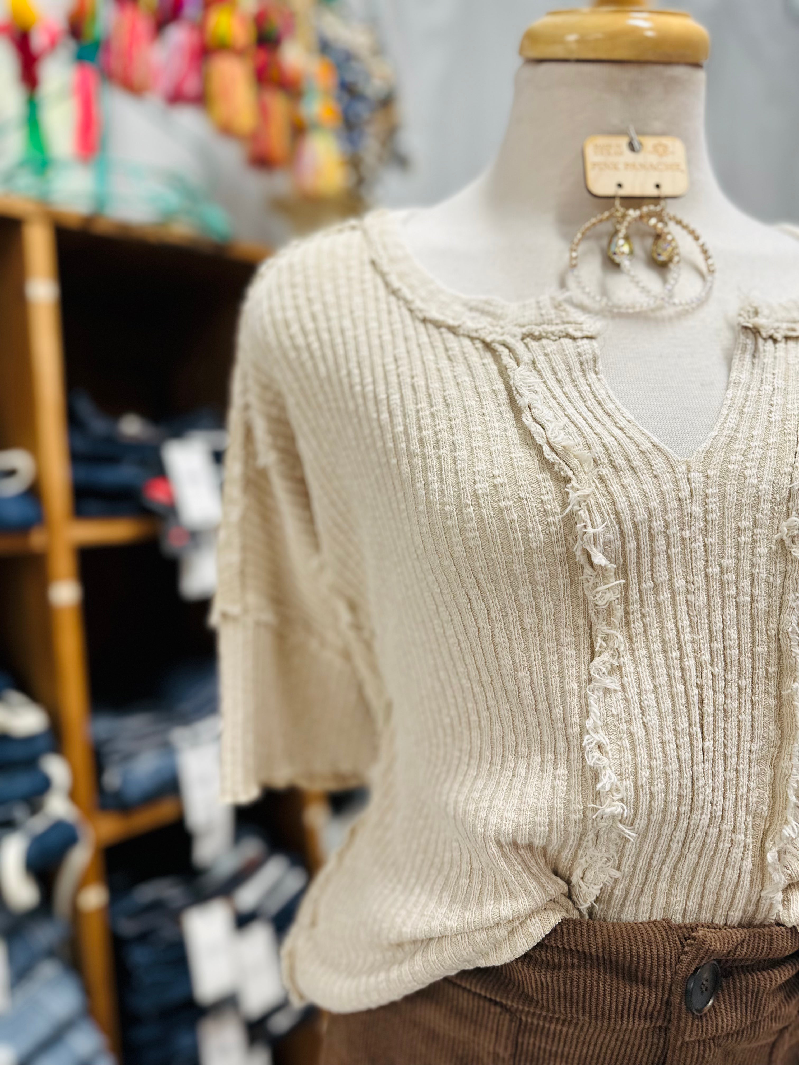 Ribbed Rianna Top