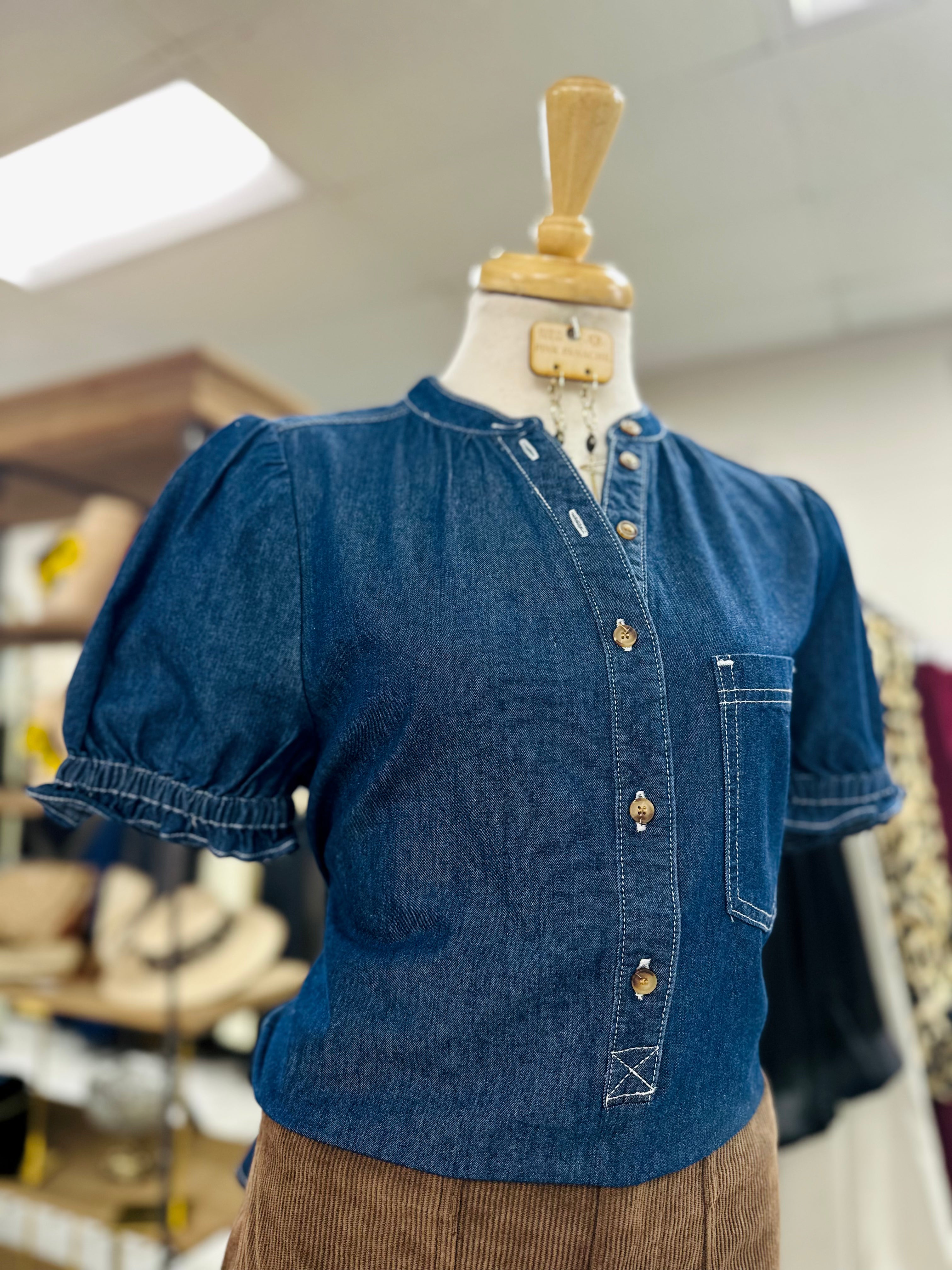 Denim Colorado Top